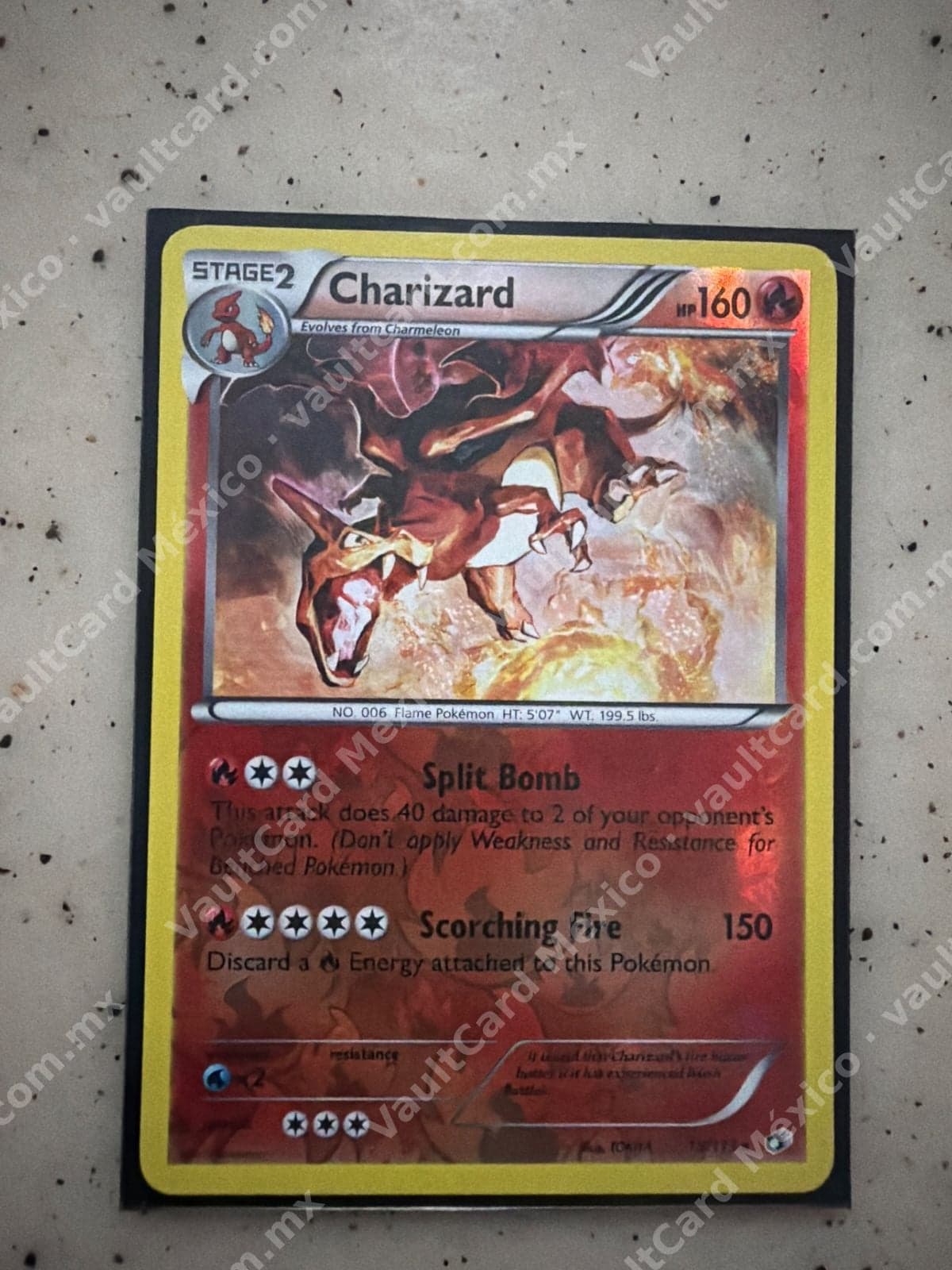 Charizard 19/113 - Legendary Treasures Inglés (Reverse Holo)