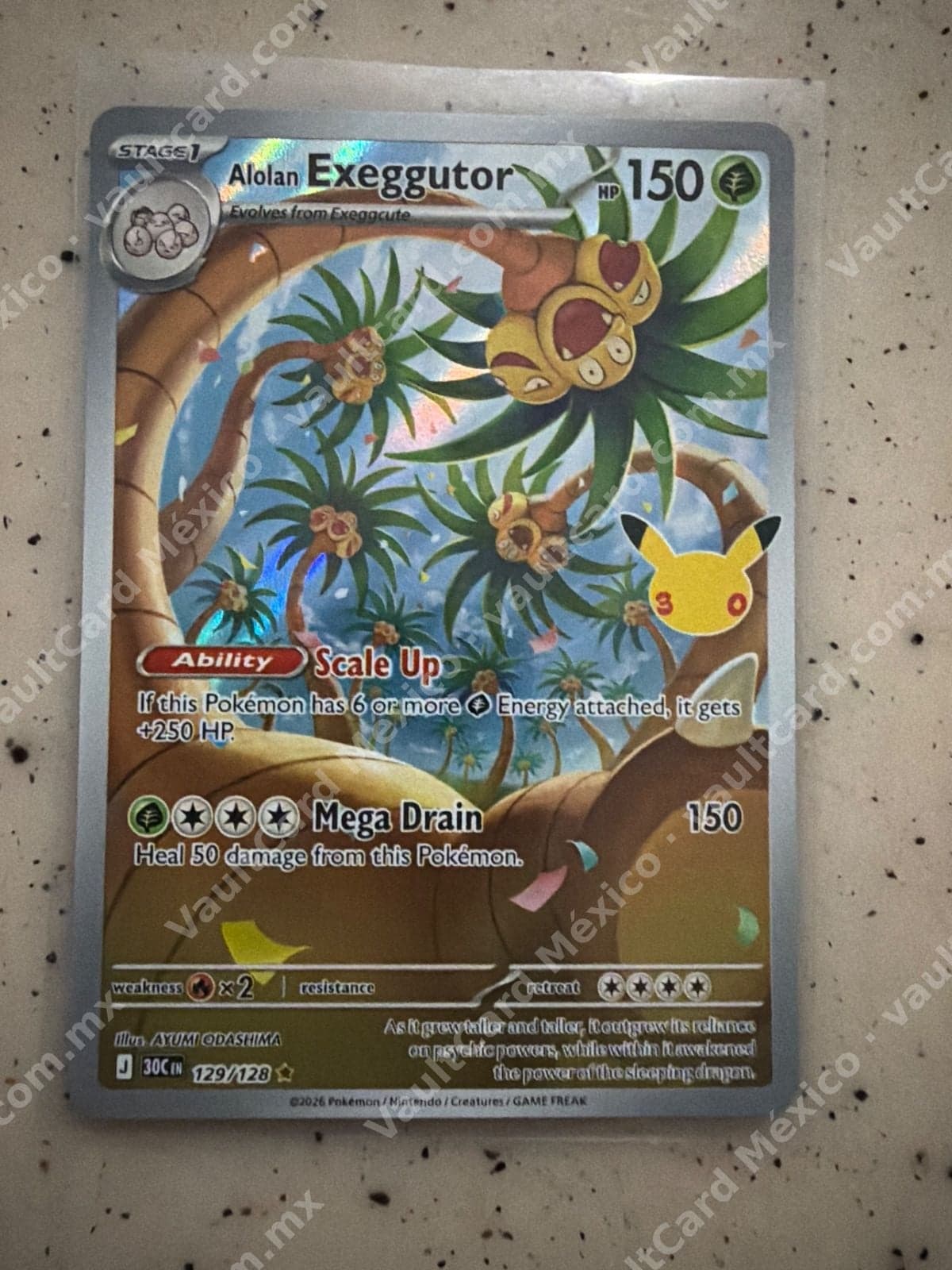 Alolan Exeggutor 129/128 - (30C) Inglés - Secret Rare