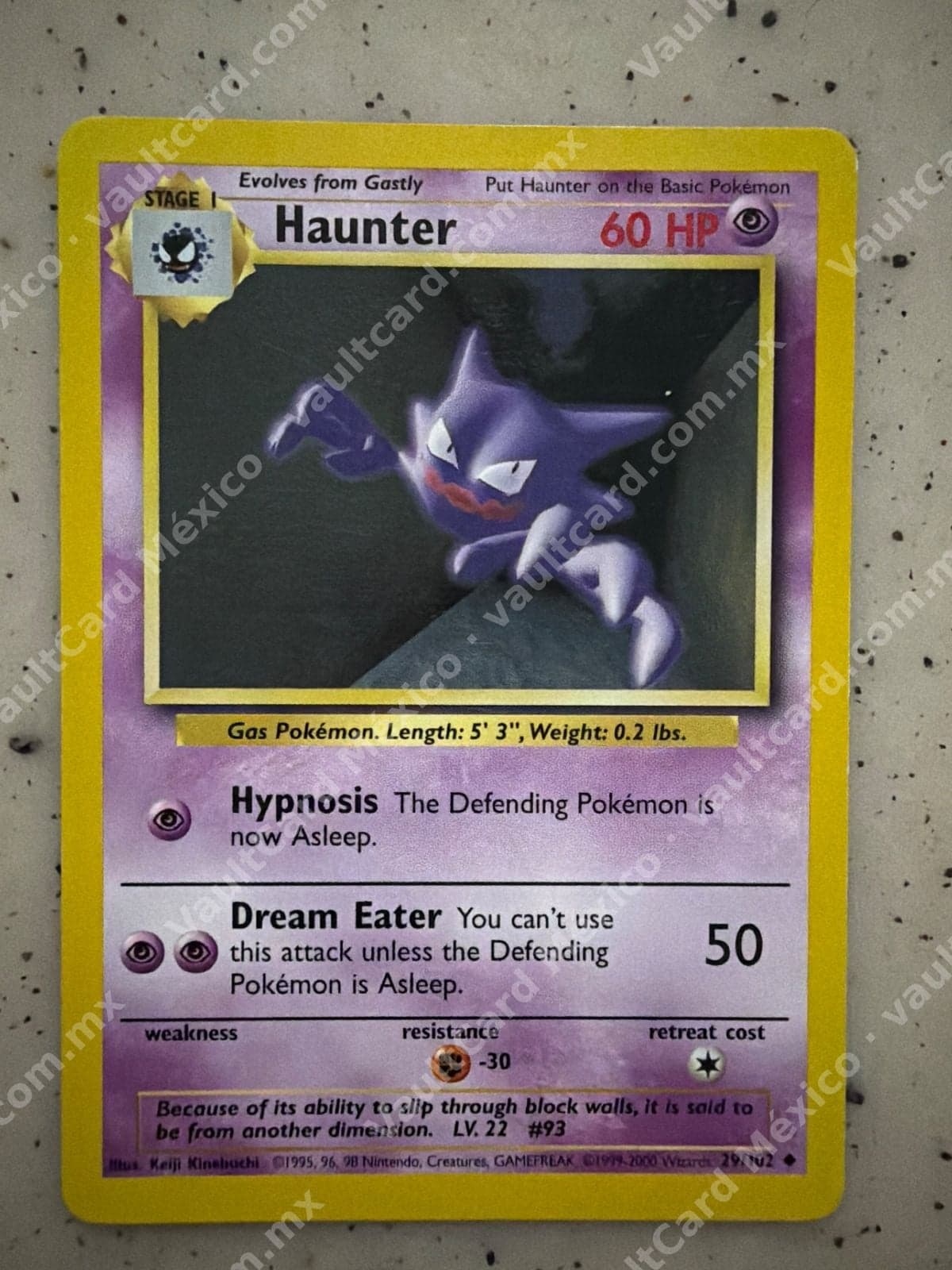Haunter 29/102 - Base Set 2 Inglés