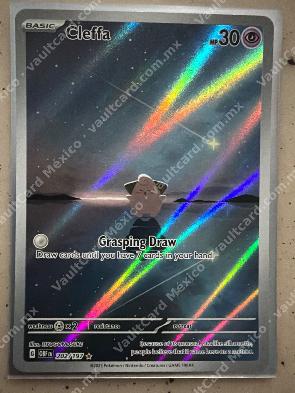 Cleffa 202/197 - Obsidian Flames (OBF) Inglés - Illustration Rare