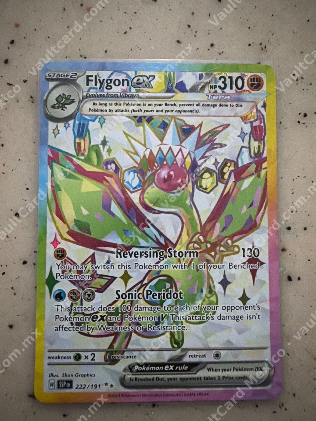 Flygon ex 222/191 - Surging Sparks (SSP) Inglés - Special Illustration Rare
