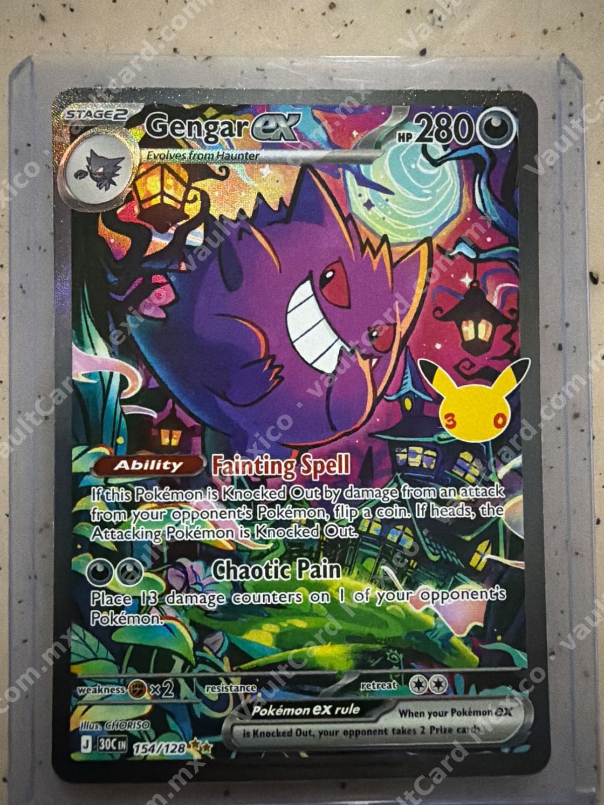 Gengar ex 154/128 - Celebraciones/30th Anniversary (30C) Inglés