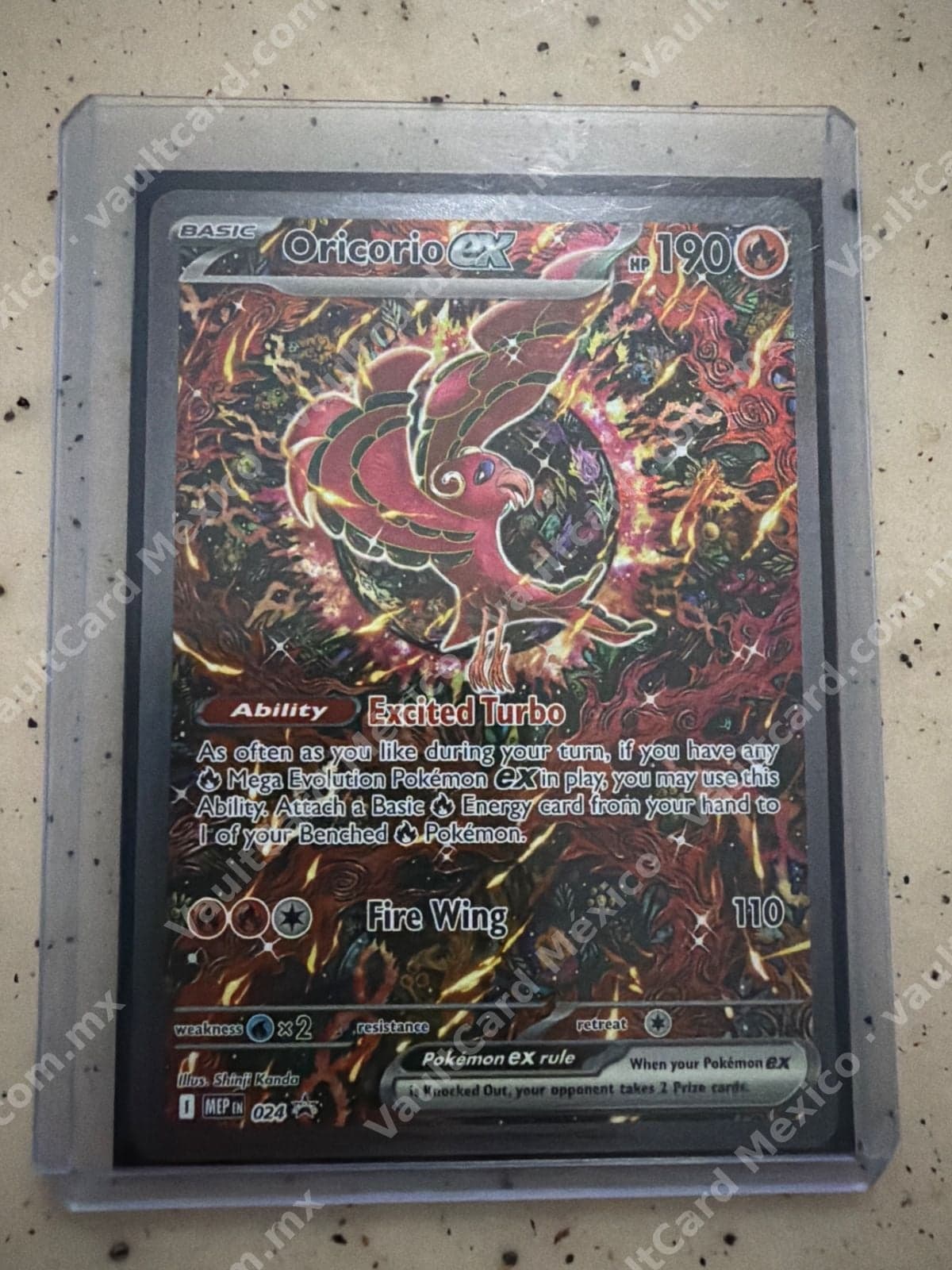 Oricorio ex 024 - Promo (MEP) Inglés Full Art