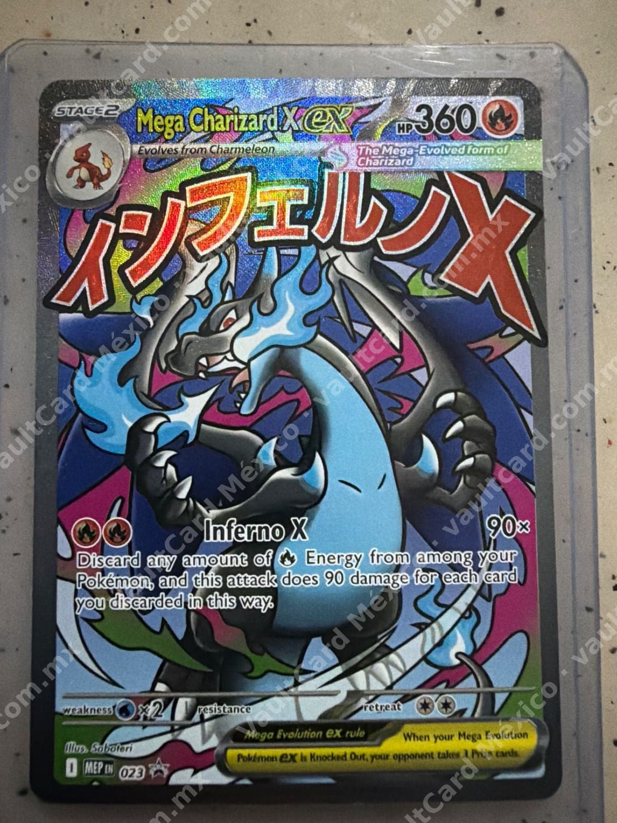 Mega Charizard X ex 023 - Promo (MEP) Inglés