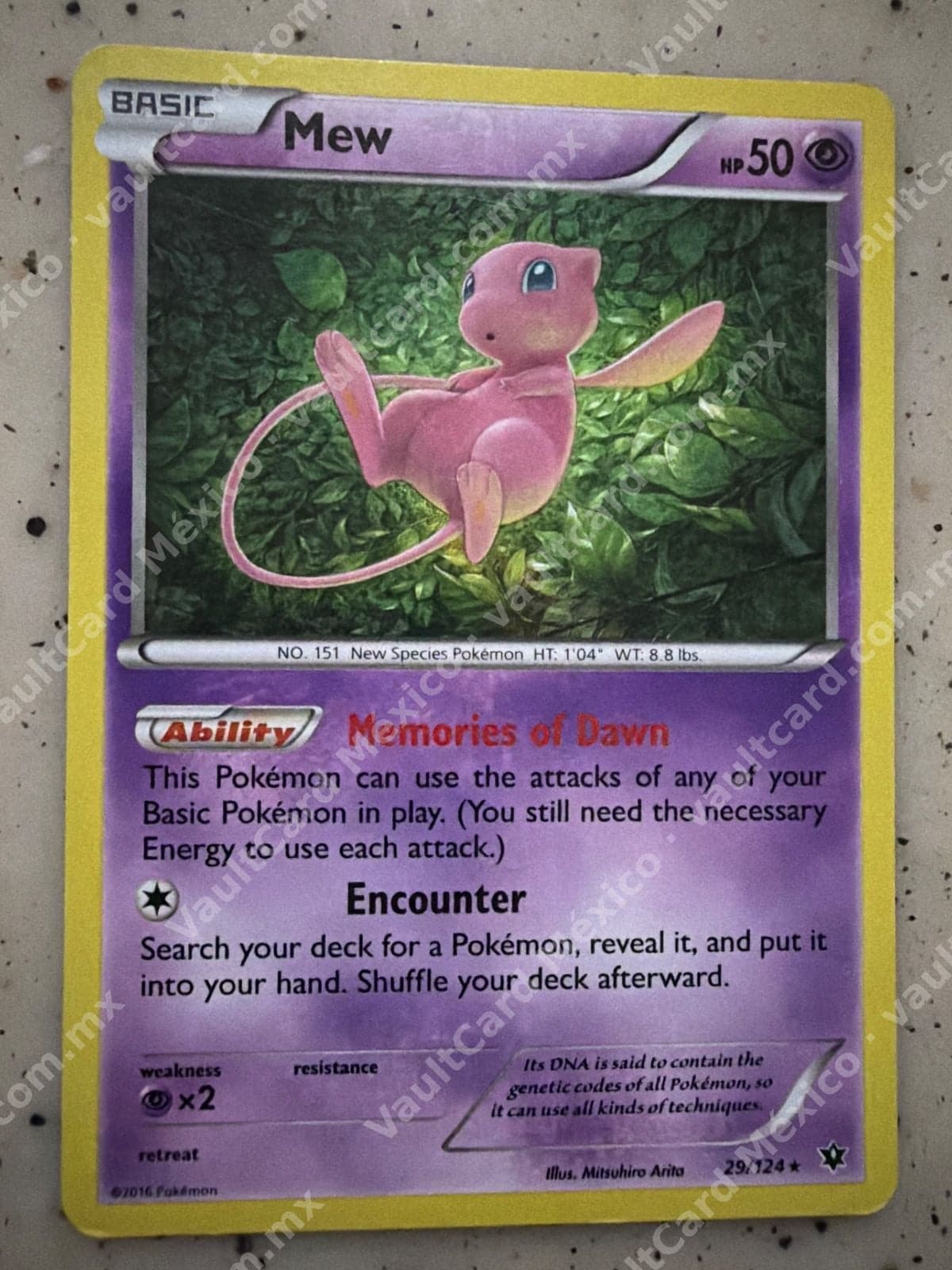 Mew 29/124 - Fates Collide Inglés
