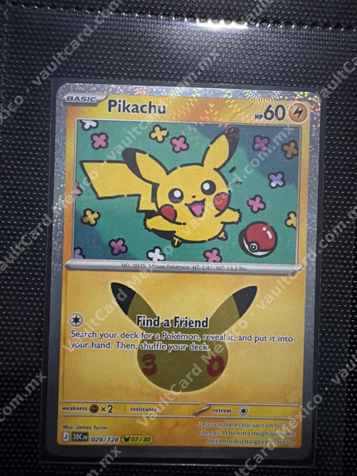 Pikachu 07/30 - Trick or Trade / BOOster Bundle Holo Inglés