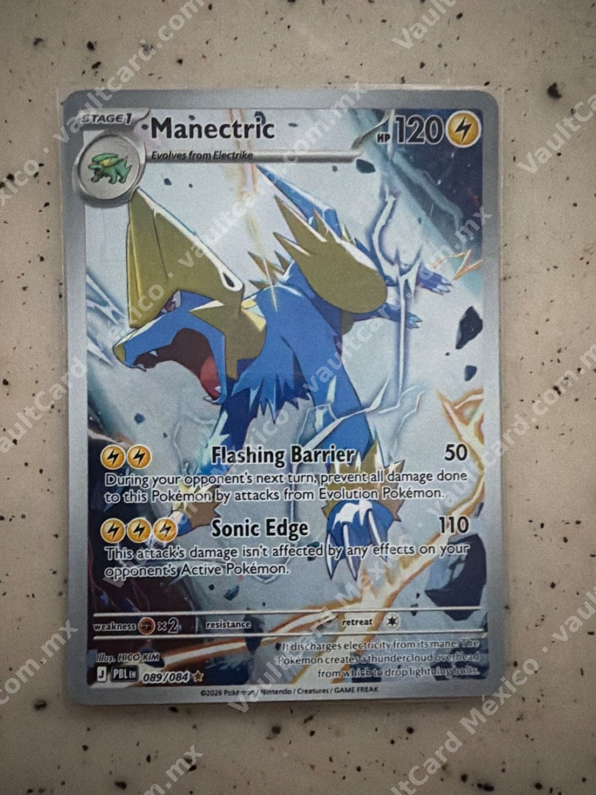 Manectric 089/084 - (PBL) Inglés - Illustration Rare