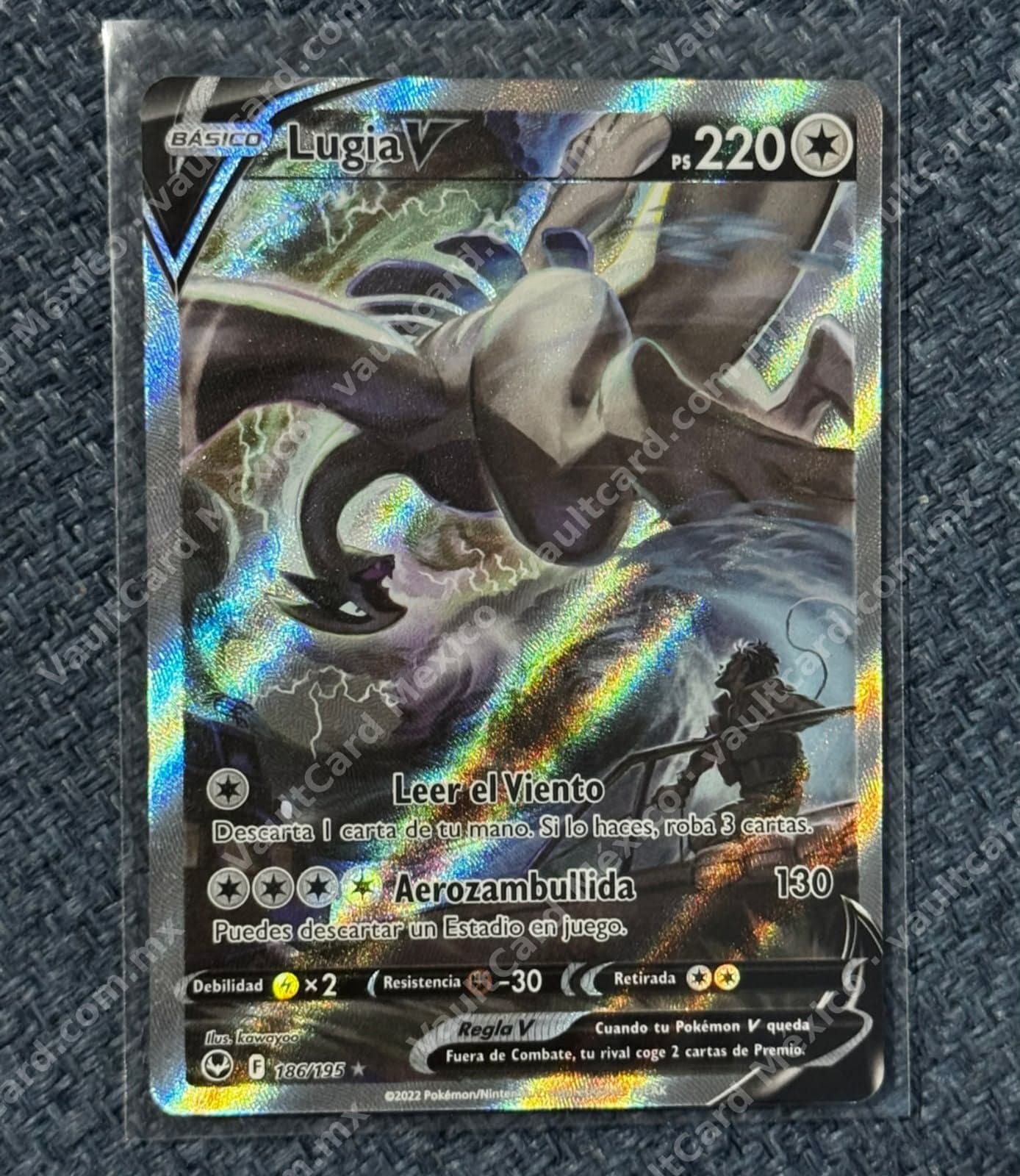 Lugia V 186/195 Full Art - Tormenta Plateada (SIT) Español