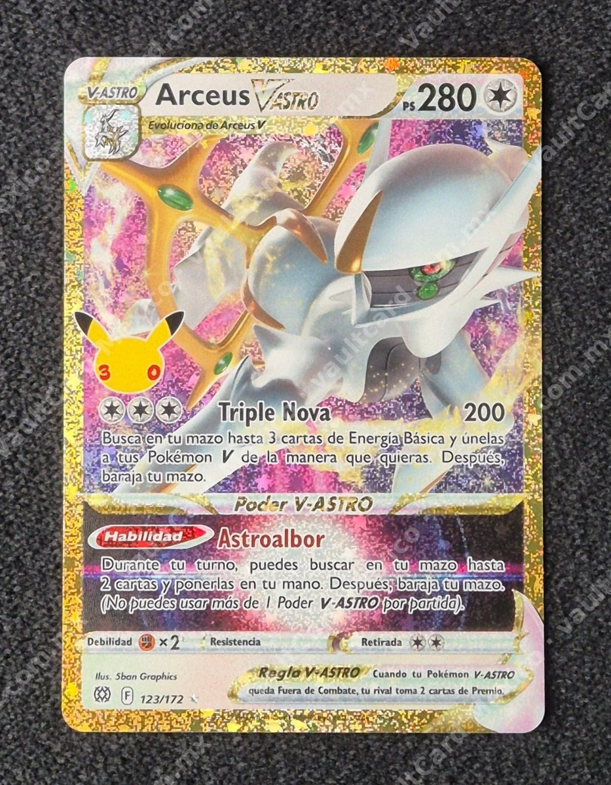 Arceus VSTAR 123/172 - Astros Brillantes (BRS) Español
