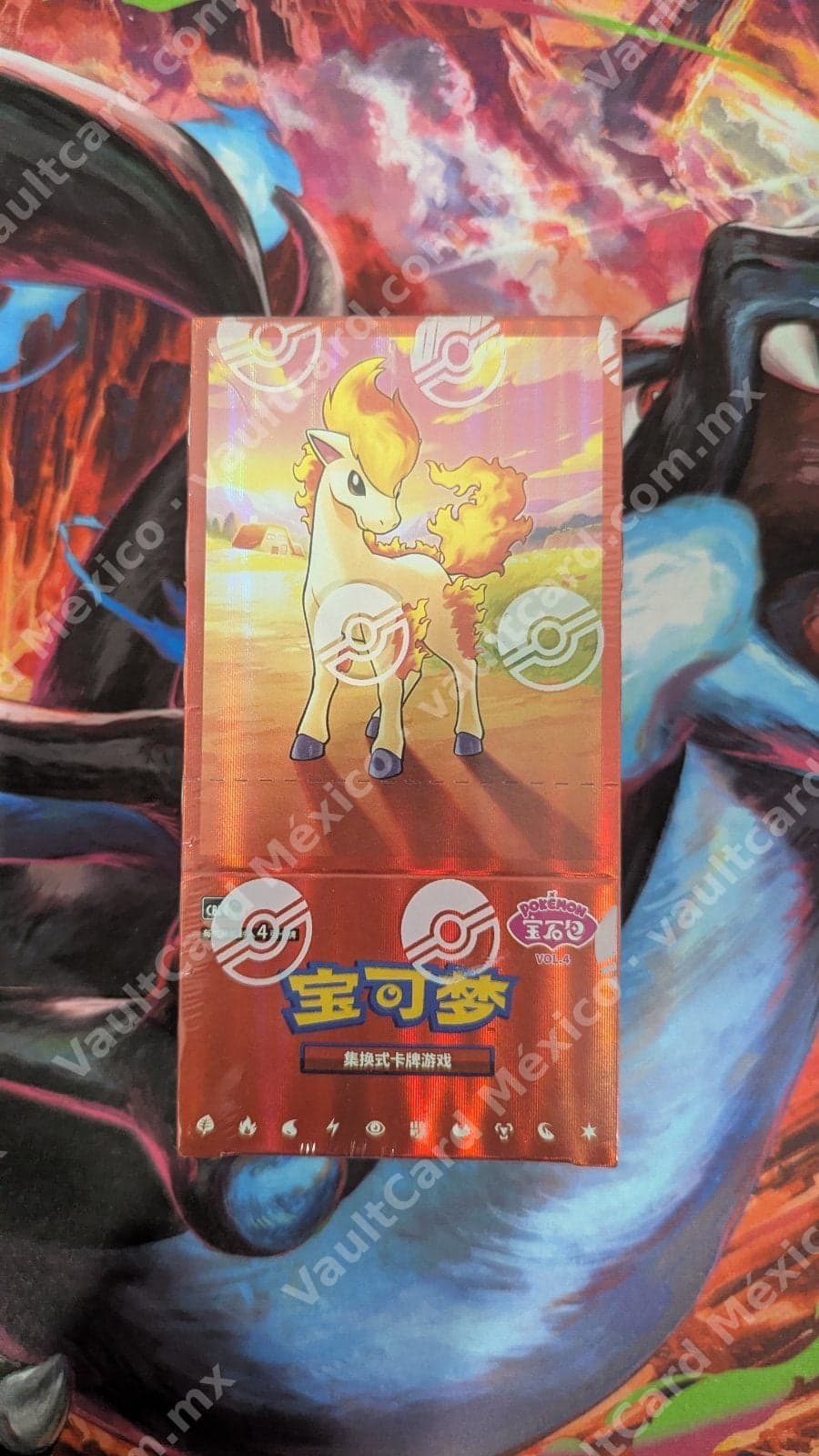 Caja Sellada Pokémon TCG 宝可梦 Vol.4 (CB4-1C) Chino - Ponyta