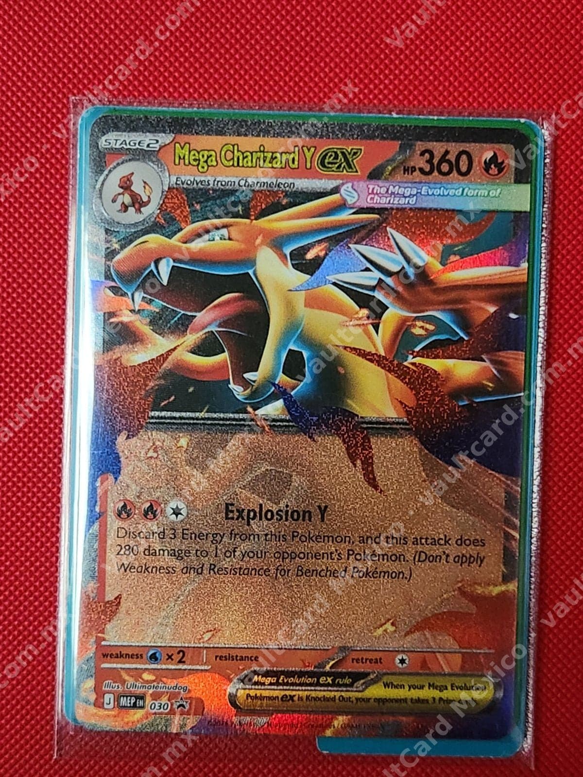 Mega Charizard Y ex 030 - Promo (MEP) Inglés