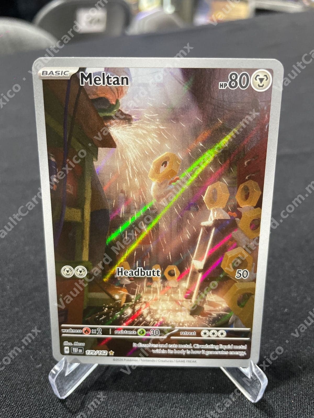 Meltan 179/162 - Temporal Forces (TEF) Illustration Rare Inglés