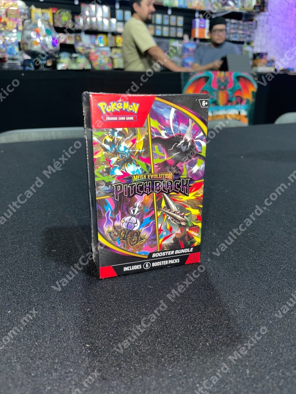 Pokémon TCG Booster Bundle Mega Evolution Pitch Black - Inglés (6 Sobres)