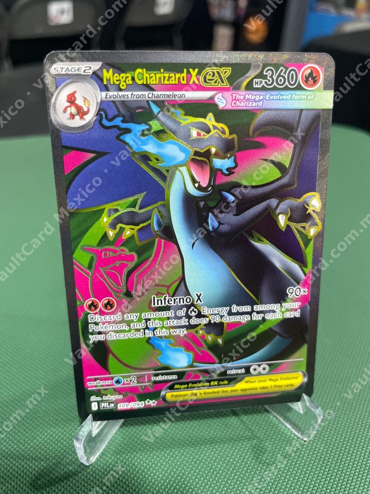 Mega Charizard X ex 109/094 - (PFL) Inglés - Special Art Rare