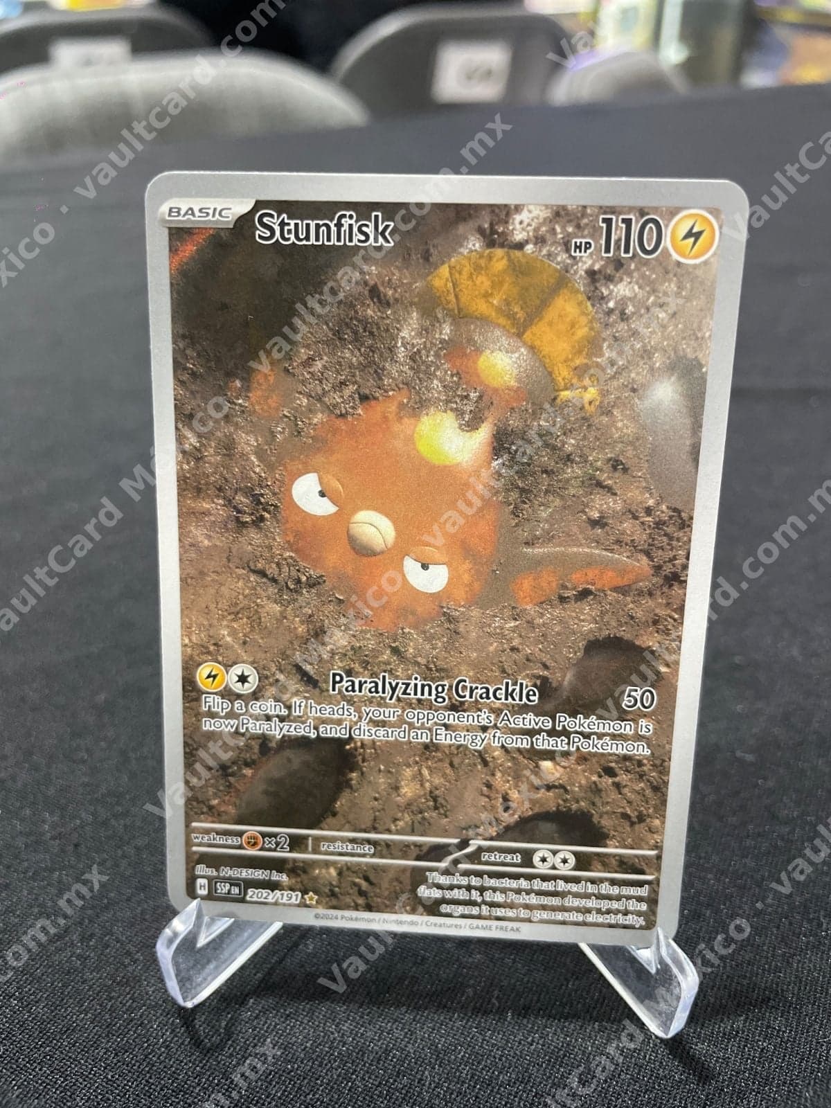 Stunfisk 202/191 - Surging Sparks (SSP) Inglés - Illustration Rare