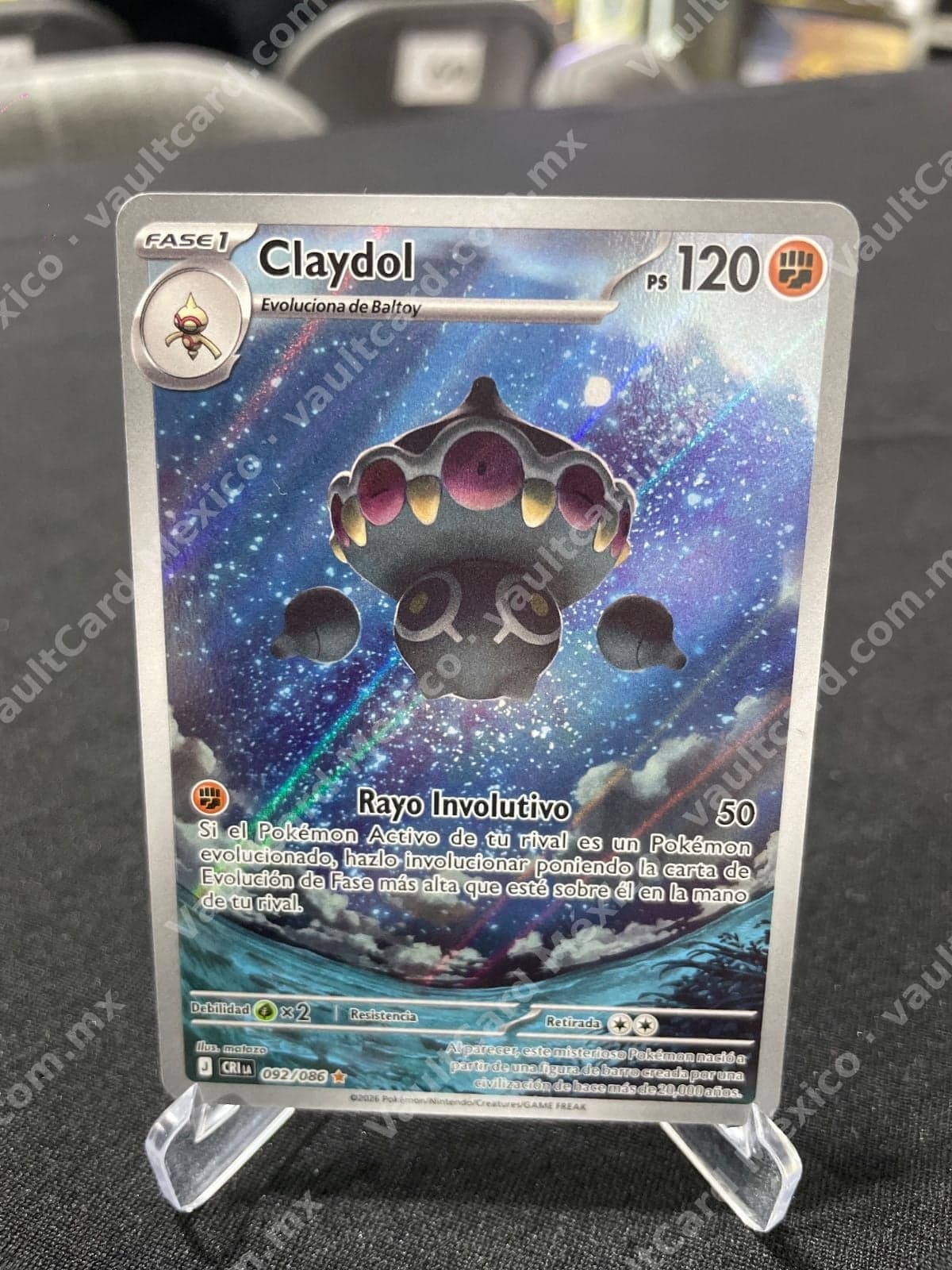 Claydol 092/086 - (CR1a) Español Illustration Rare