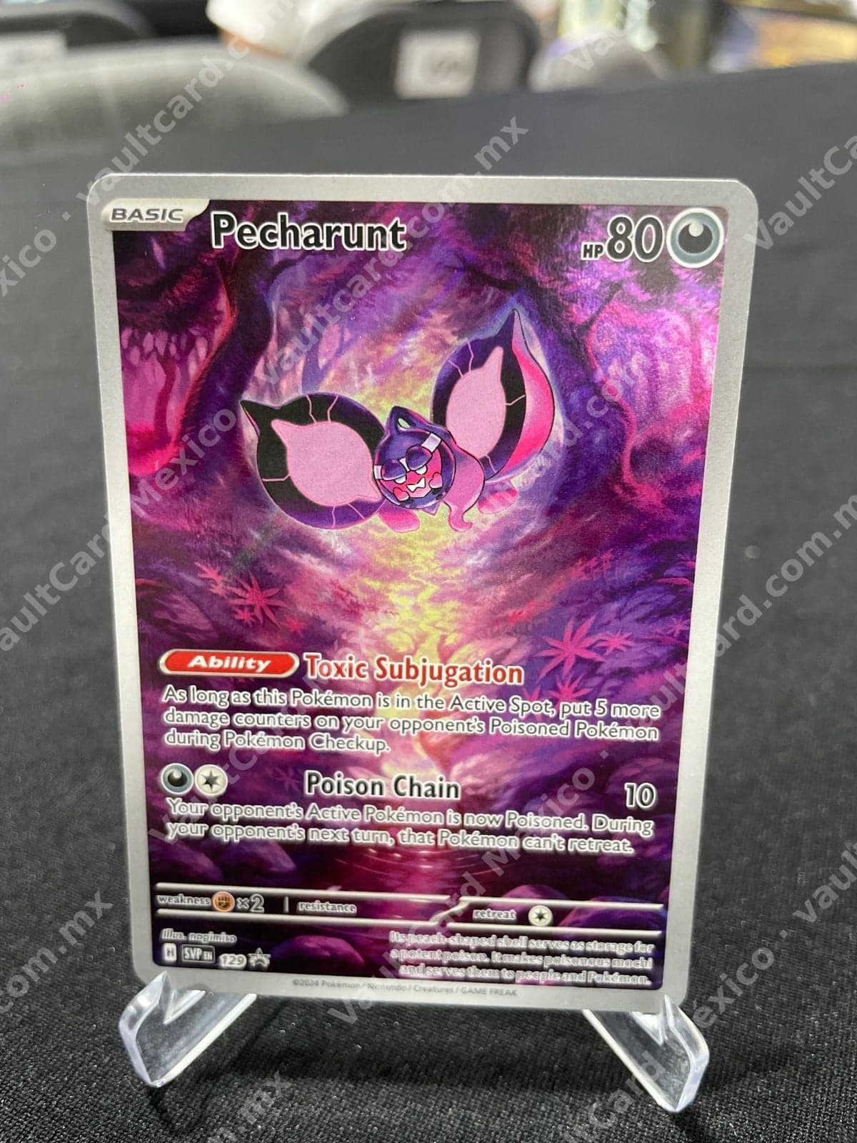 Pecharunt 129 - Promo Black Star (SVP) Inglés