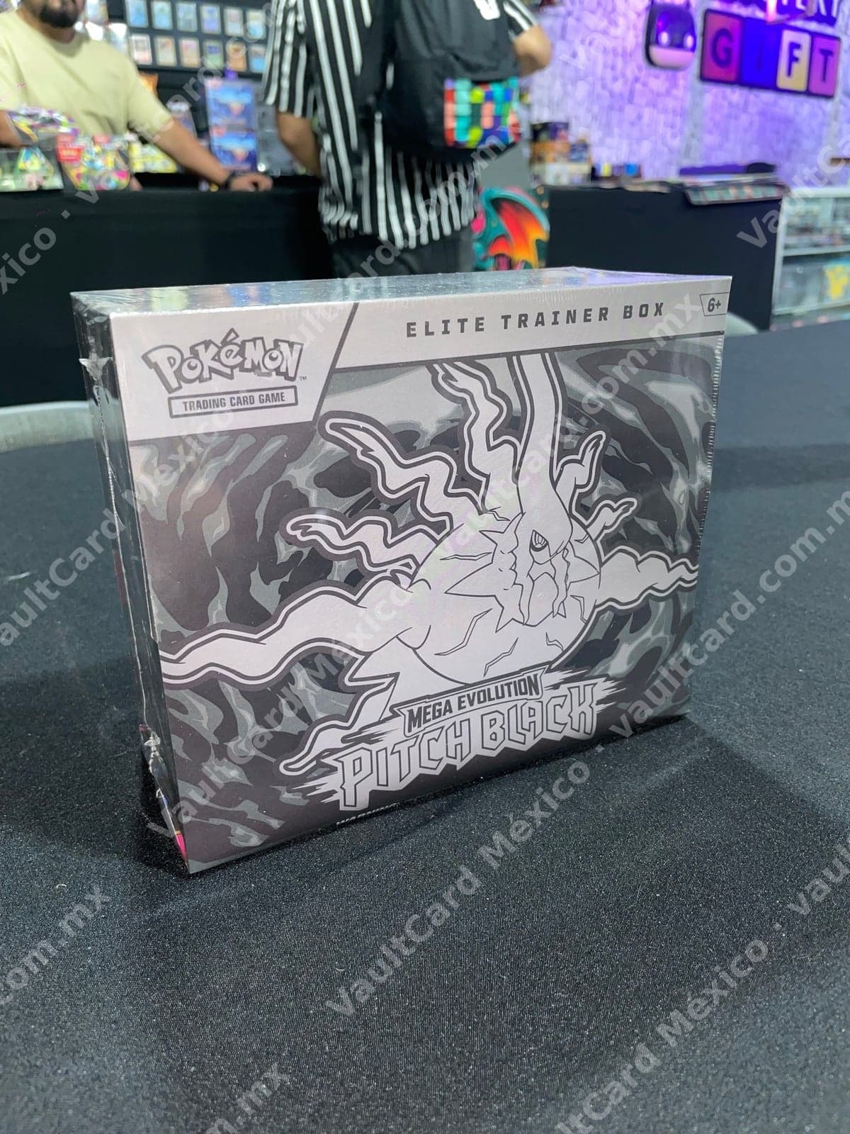 Elite Trainer Box Pokémon Mega Evolution Pitch Black - Inglés Sellada