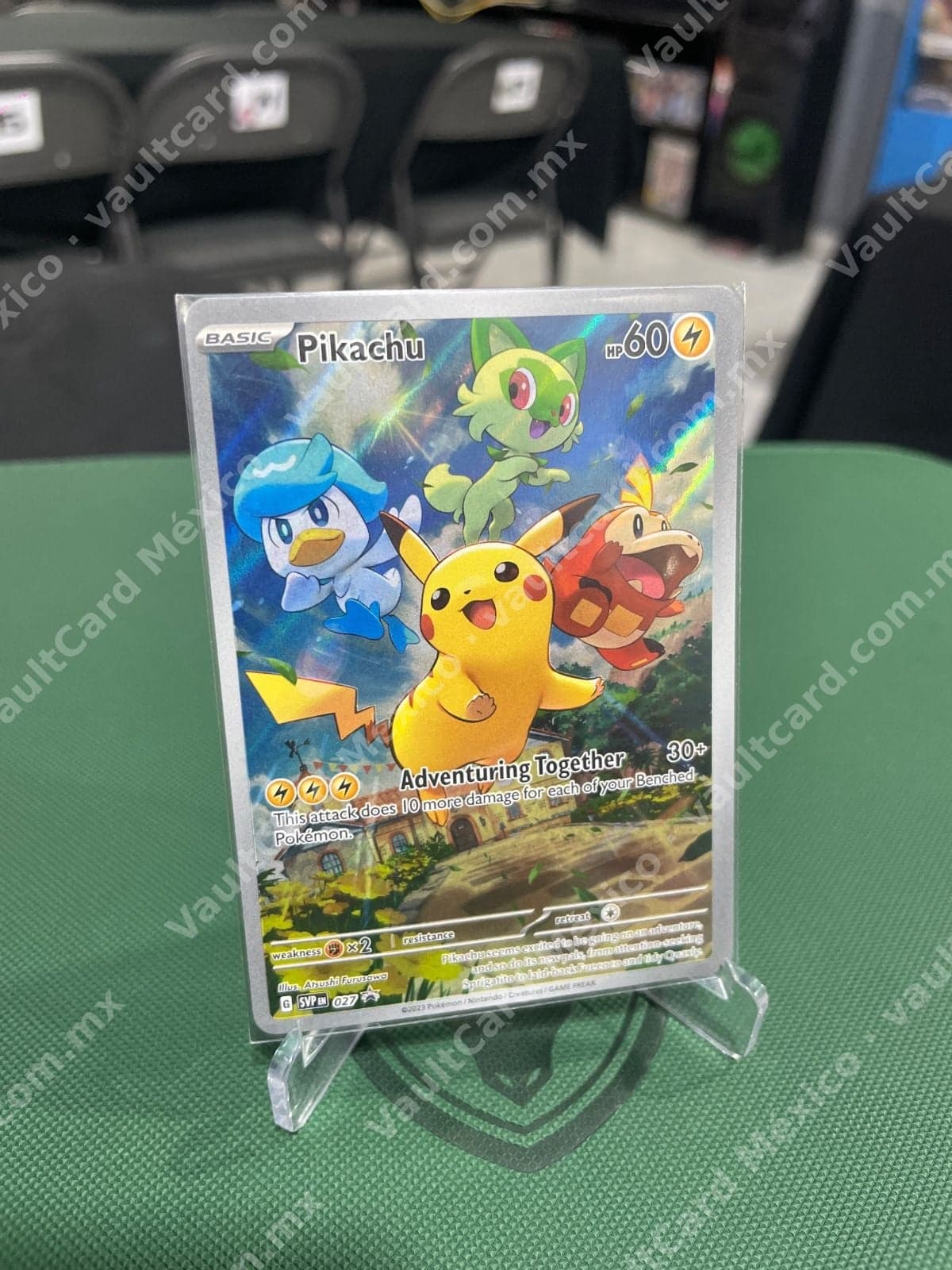 Pikachu 027 - Promo SVP Inglés (Adventuring Together)