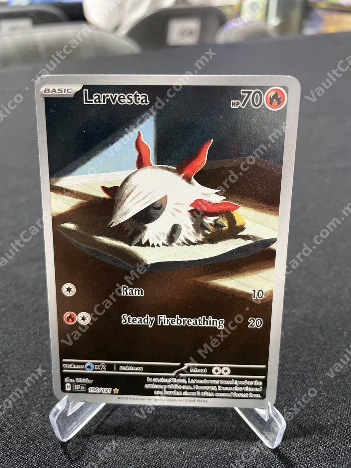 Larvesta 196/191 - Surging Sparks (SSP) Inglés - Illustration Rare