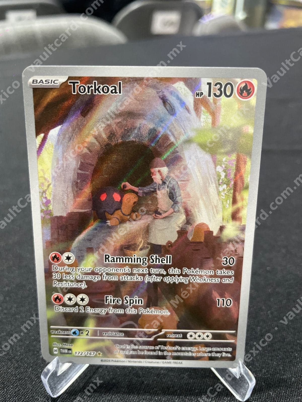 Torkoal 172/167 - Twilight Masquerade (TWM) Inglés - Illustration Rare