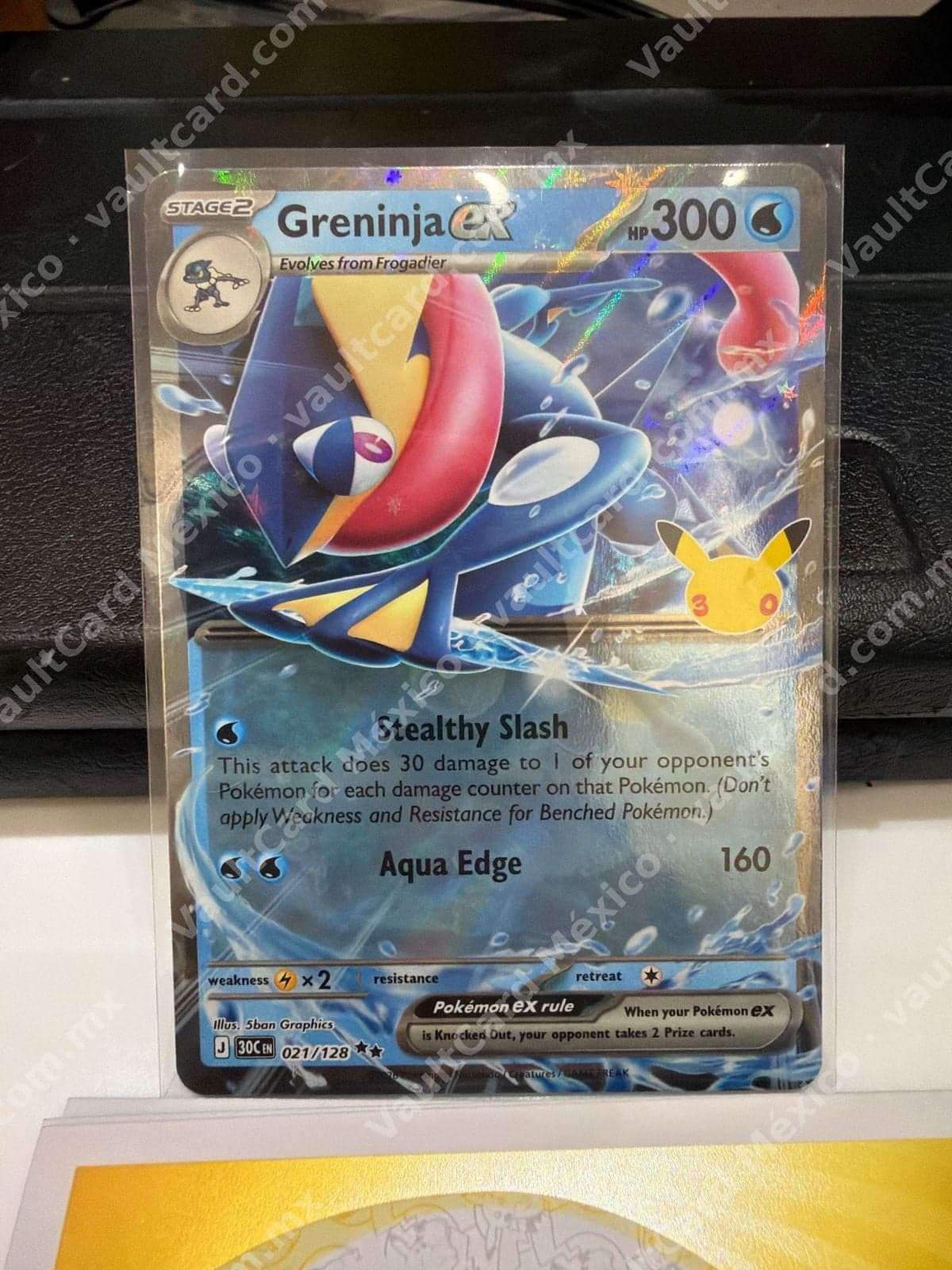 Greninja ex 021/128 - (30C) Inglés - Celebraciones 30 Aniversario