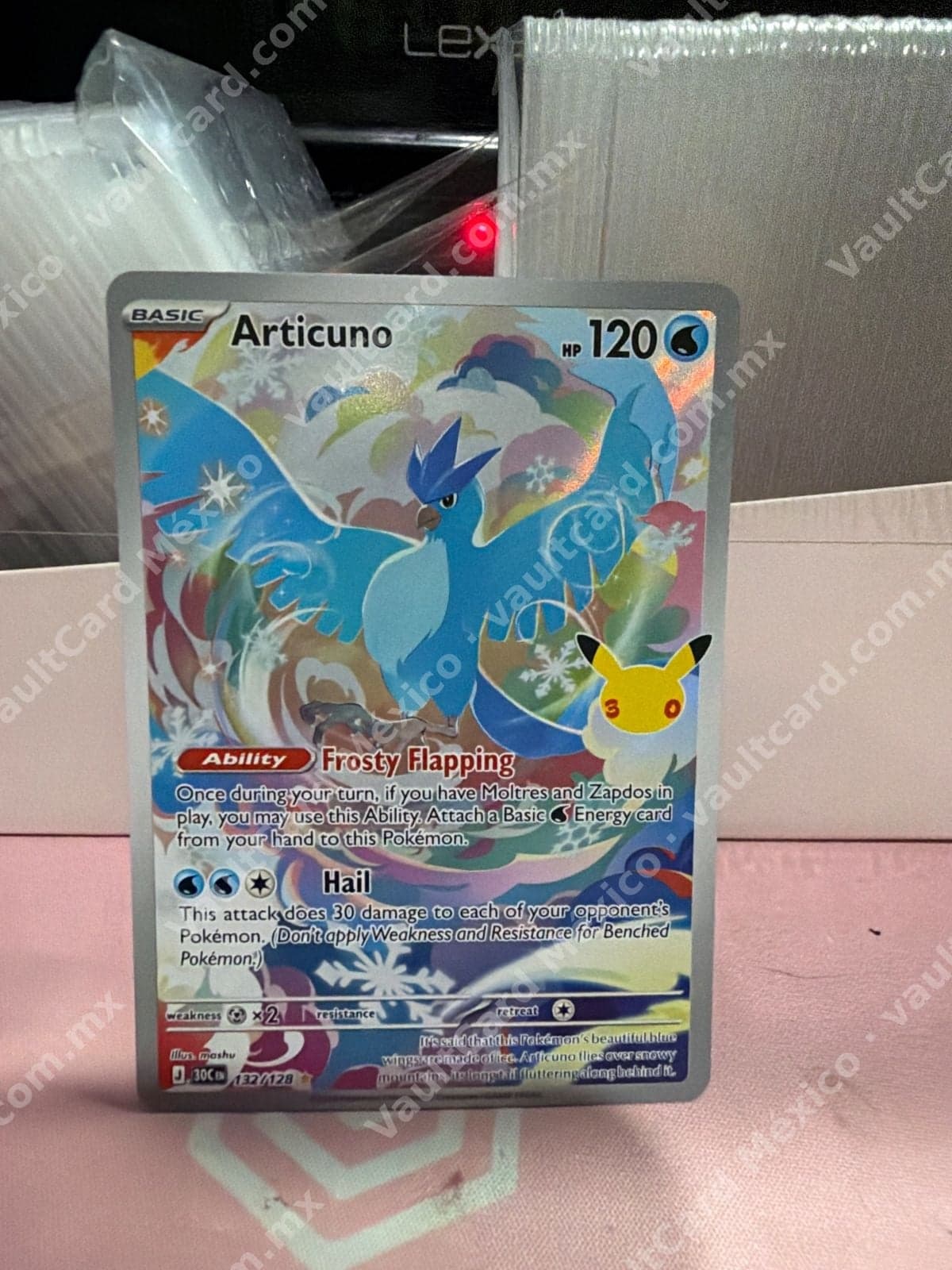 Articuno 132/128 - (30C) Inglés Illustration Rare