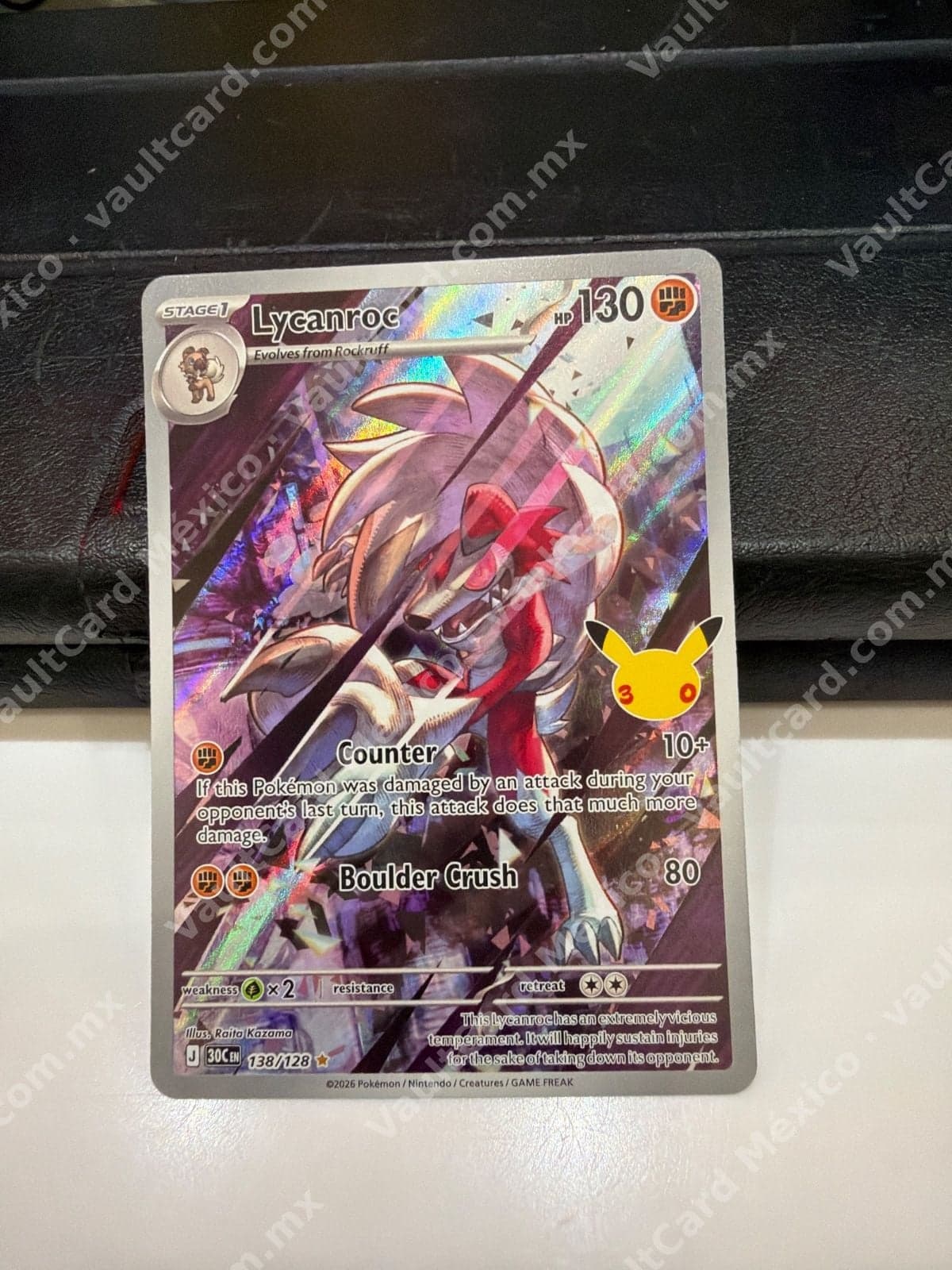 Lycanroc 138/128 - (30C) Inglés - Illustration Rare