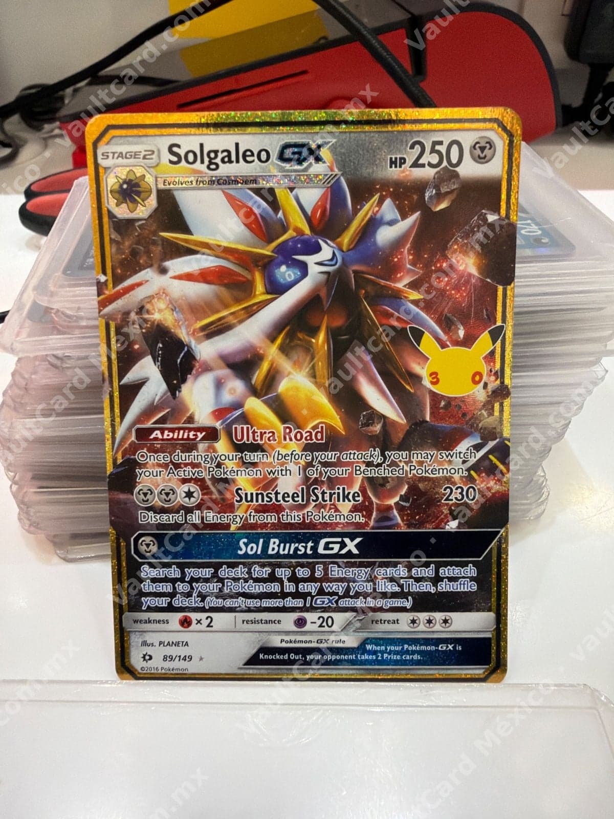 Solgaleo GX 89/149 - Sun & Moon Inglés (Celebrations)