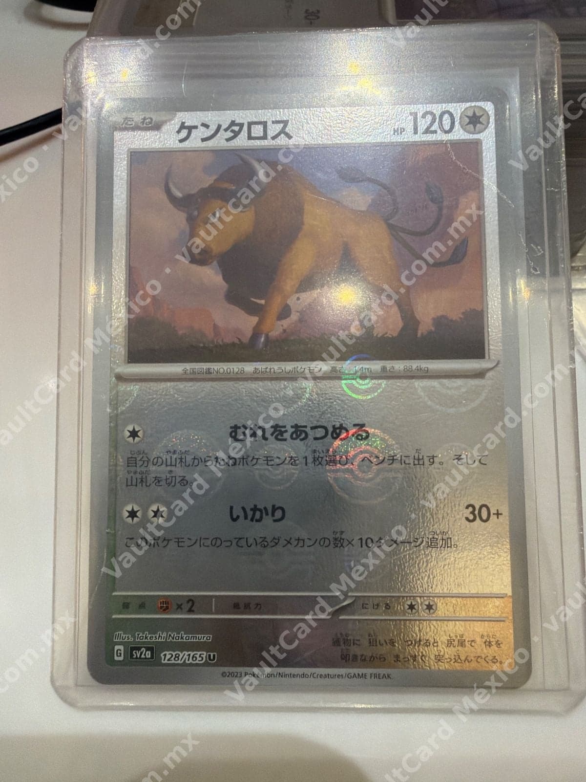 Tauros (ケンタロス) 128/165 - Pokémon 151 (sv2a) Japonés