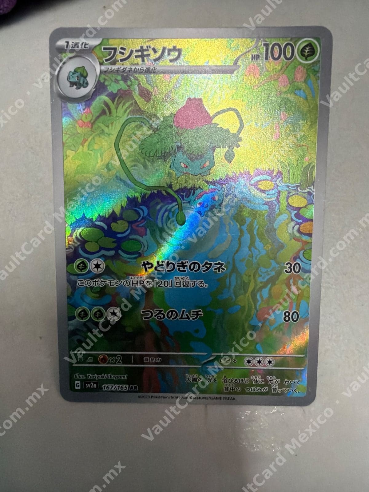 Ivysaur (フシギソウ) 167/165 AR - Pokémon 151 (sv2a) Japonés