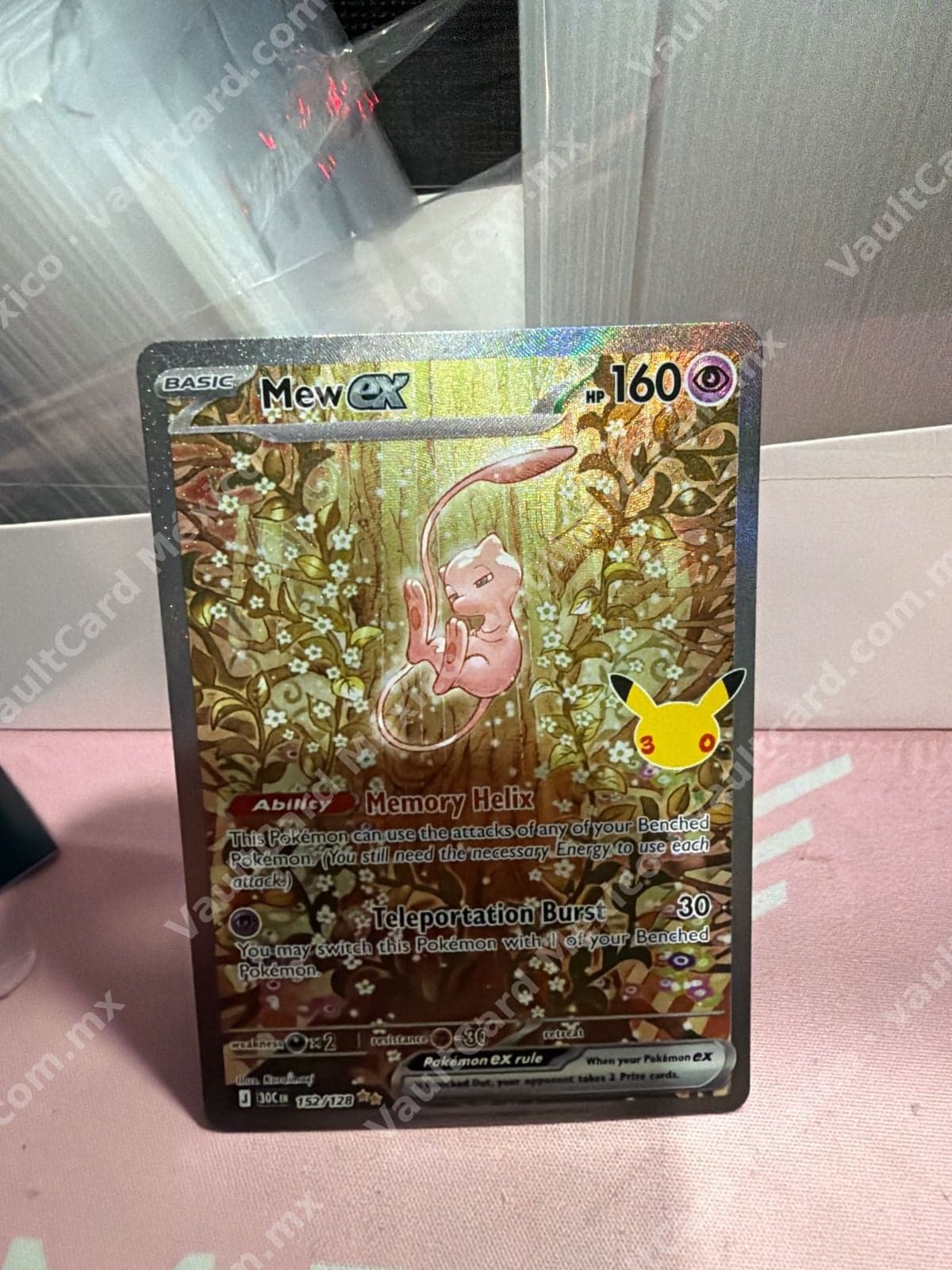 Mew ex 152/128 Full Art - Celebrations Clásico 30 (30C) Inglés
