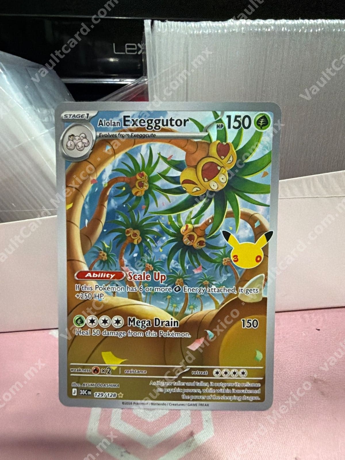 Alolan Exeggutor 129/128 - (30C) Inglés - Illustration Rare