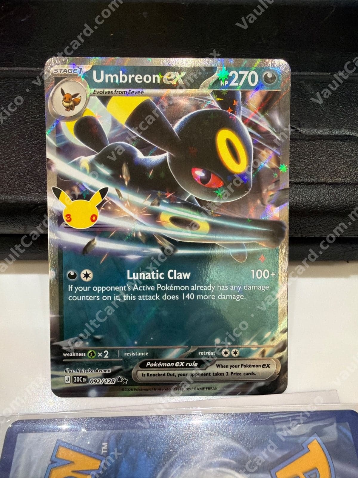 Umbreon ex 092/128 - (30C) Inglés