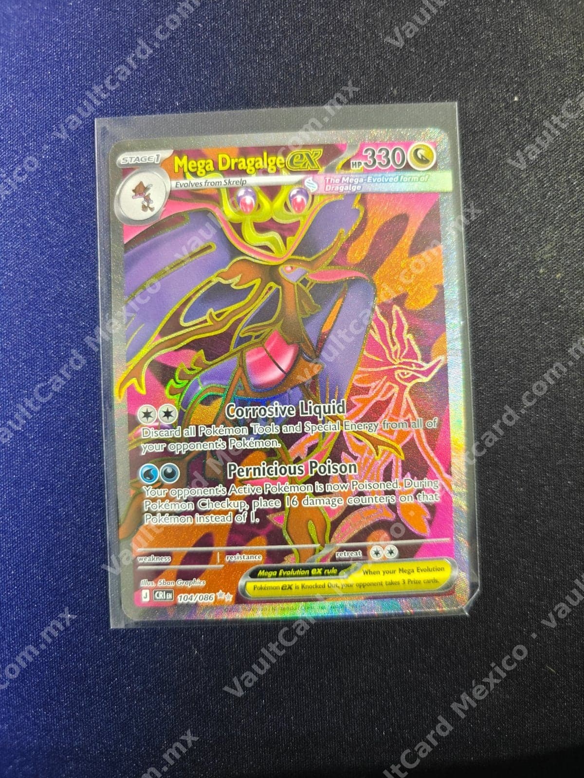 Mega Dragalge ex 104/086 - (CRI) Inglés Full Art