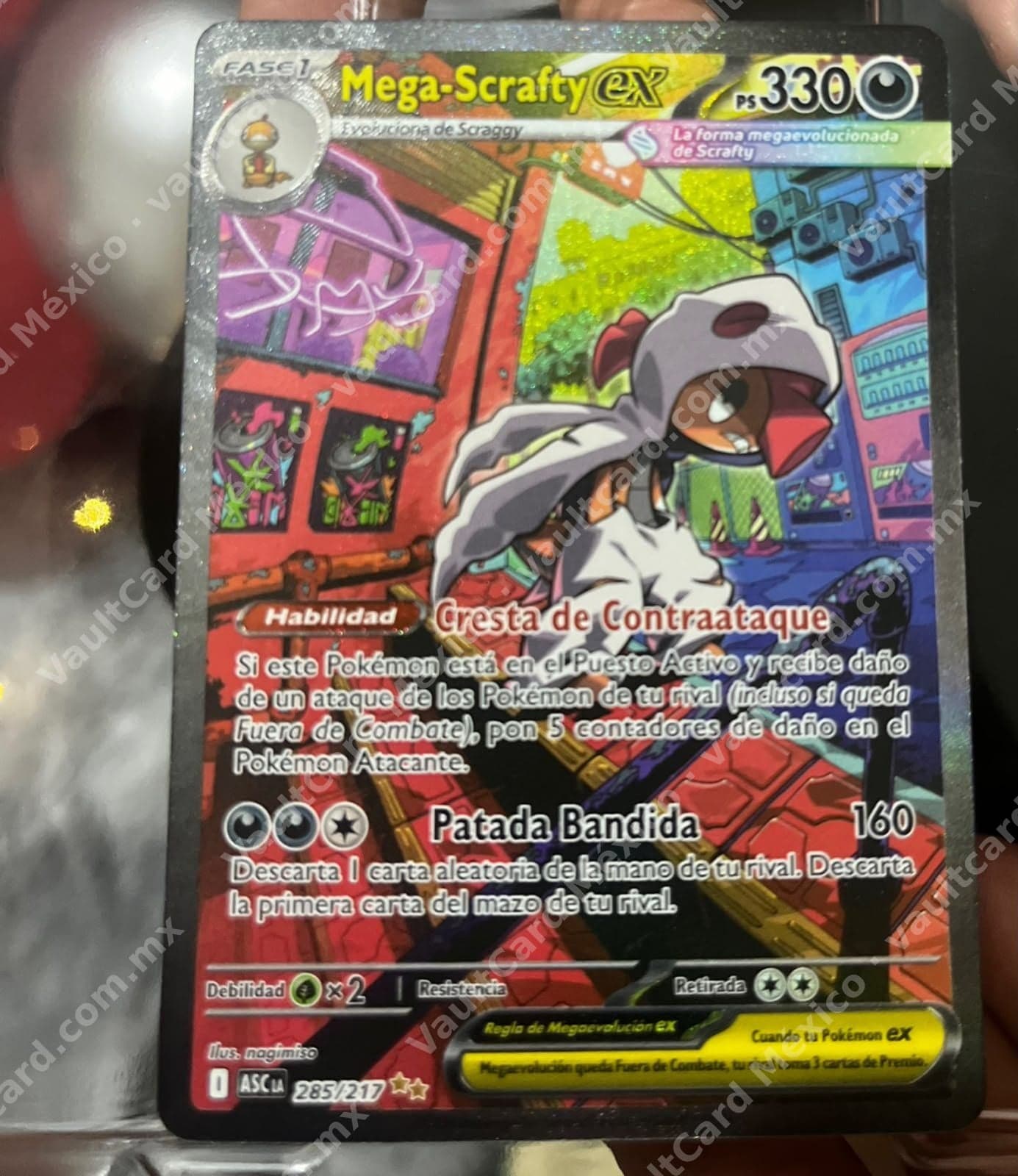 Mega-Scrafty ex 285/217 - (ASC) Español Full Art