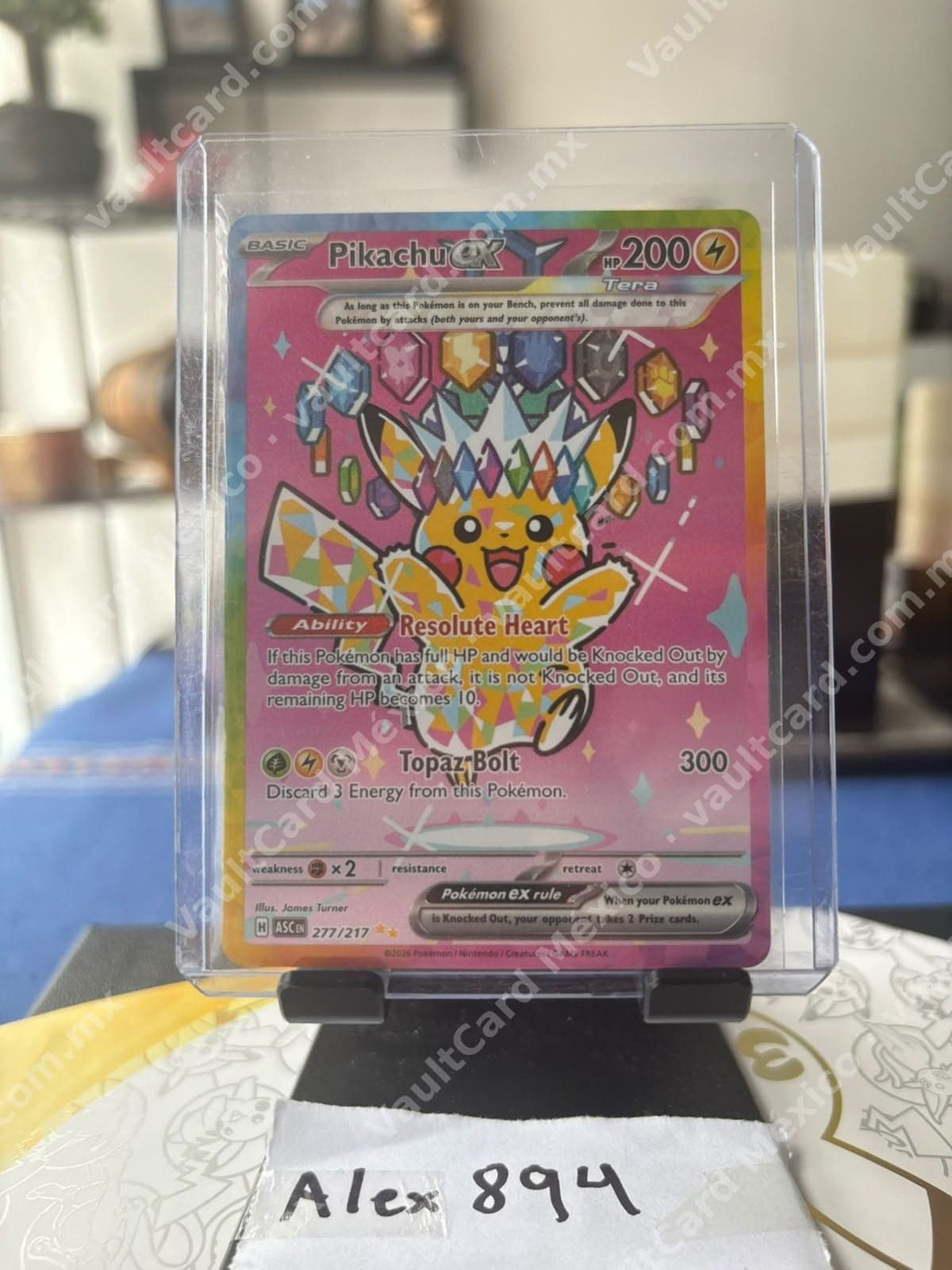 Pikachu ex 277/217 - (ASC) Inglés - Special Illustration Rare