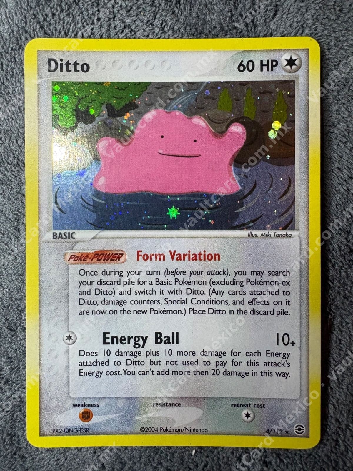 Ditto 4/112 Holo Rare NM - EX FireRed & LeafGreen