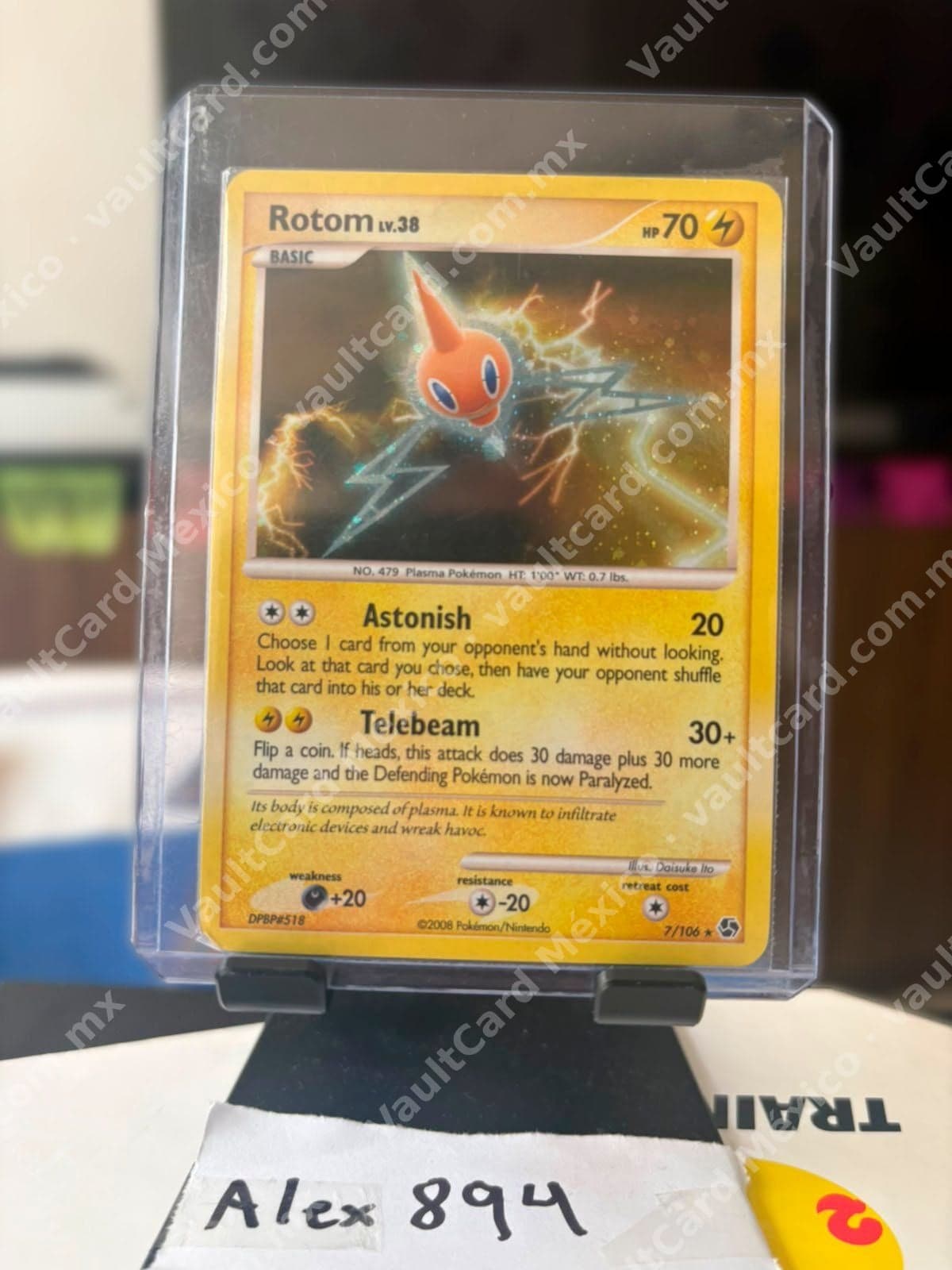 Rotom 7/106 - Great Encounters Inglés Holo NM