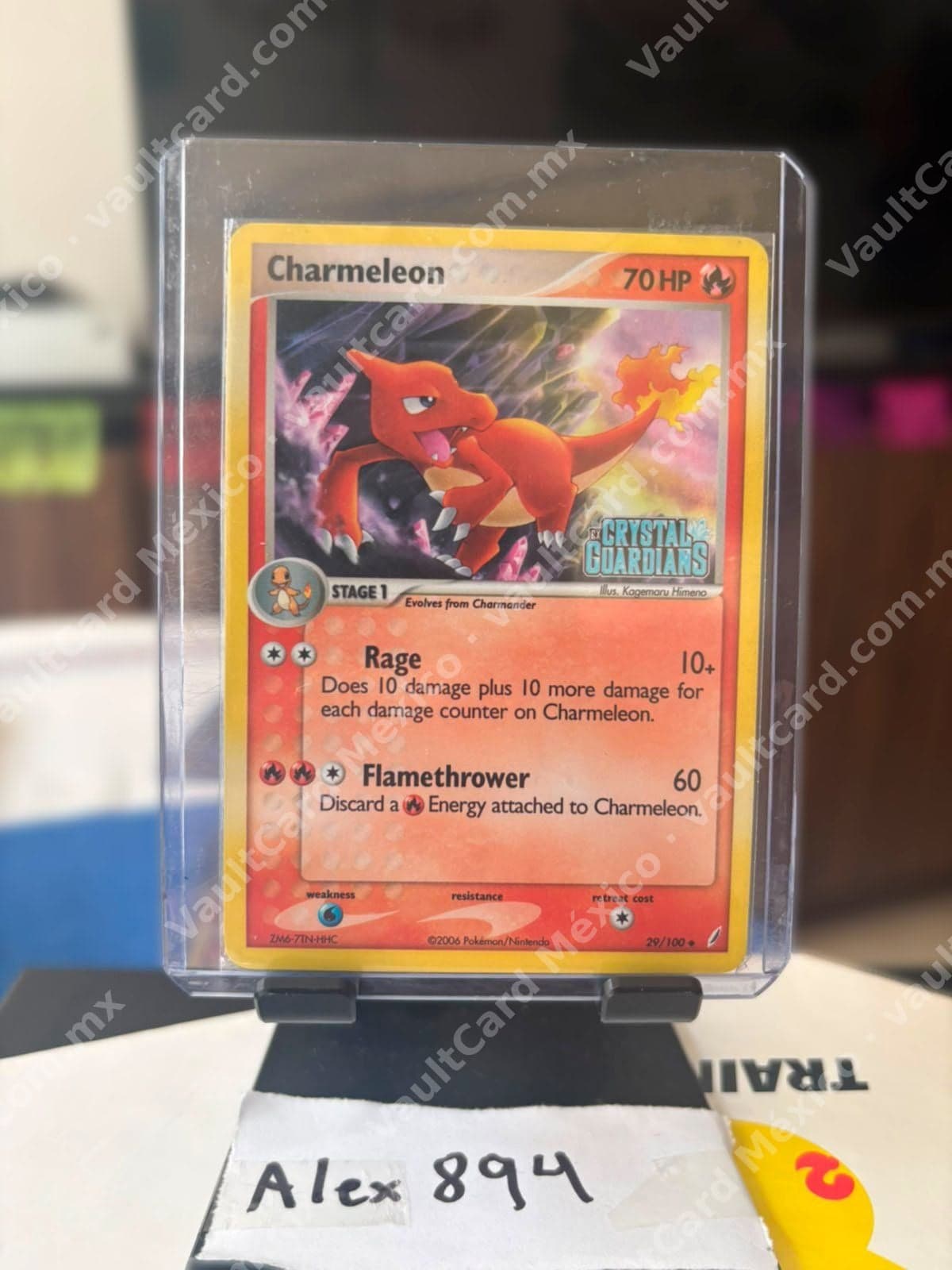 Charmeleon 29/100 - EX Crystal Guardians Inglés Reverse Holo NM