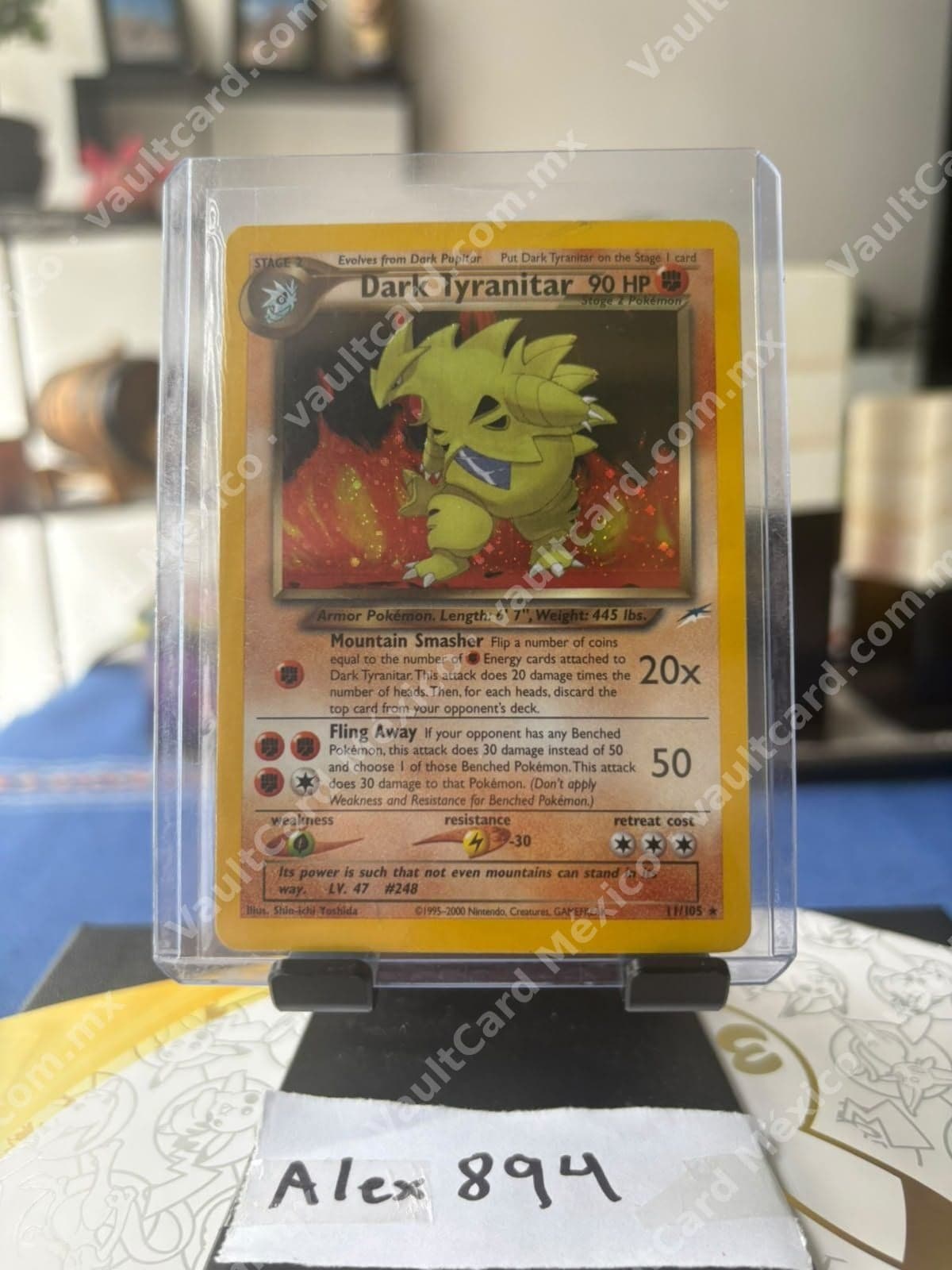 Dark Tyranitar 11/105 - Neo Destiny Holo Inglés LP