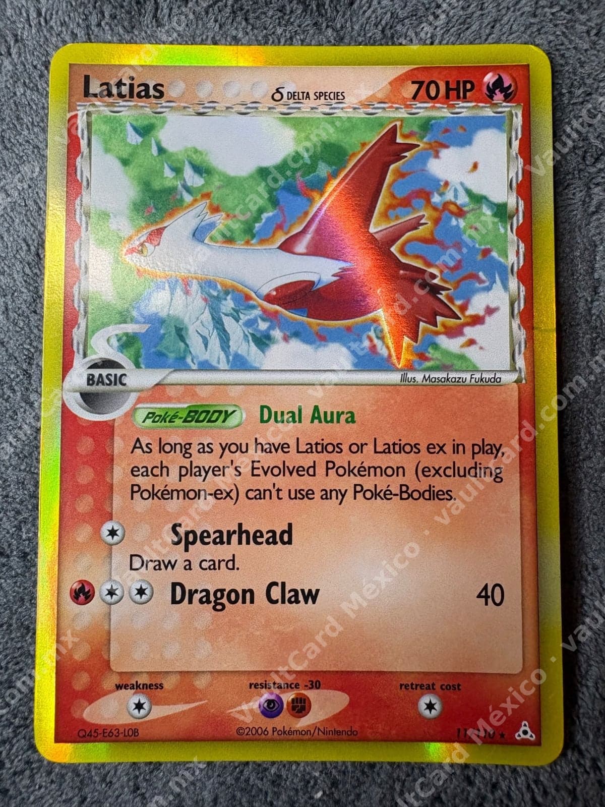Latias δ Delta Species 11/110 Holo Rare NM - EX Holon Phantoms