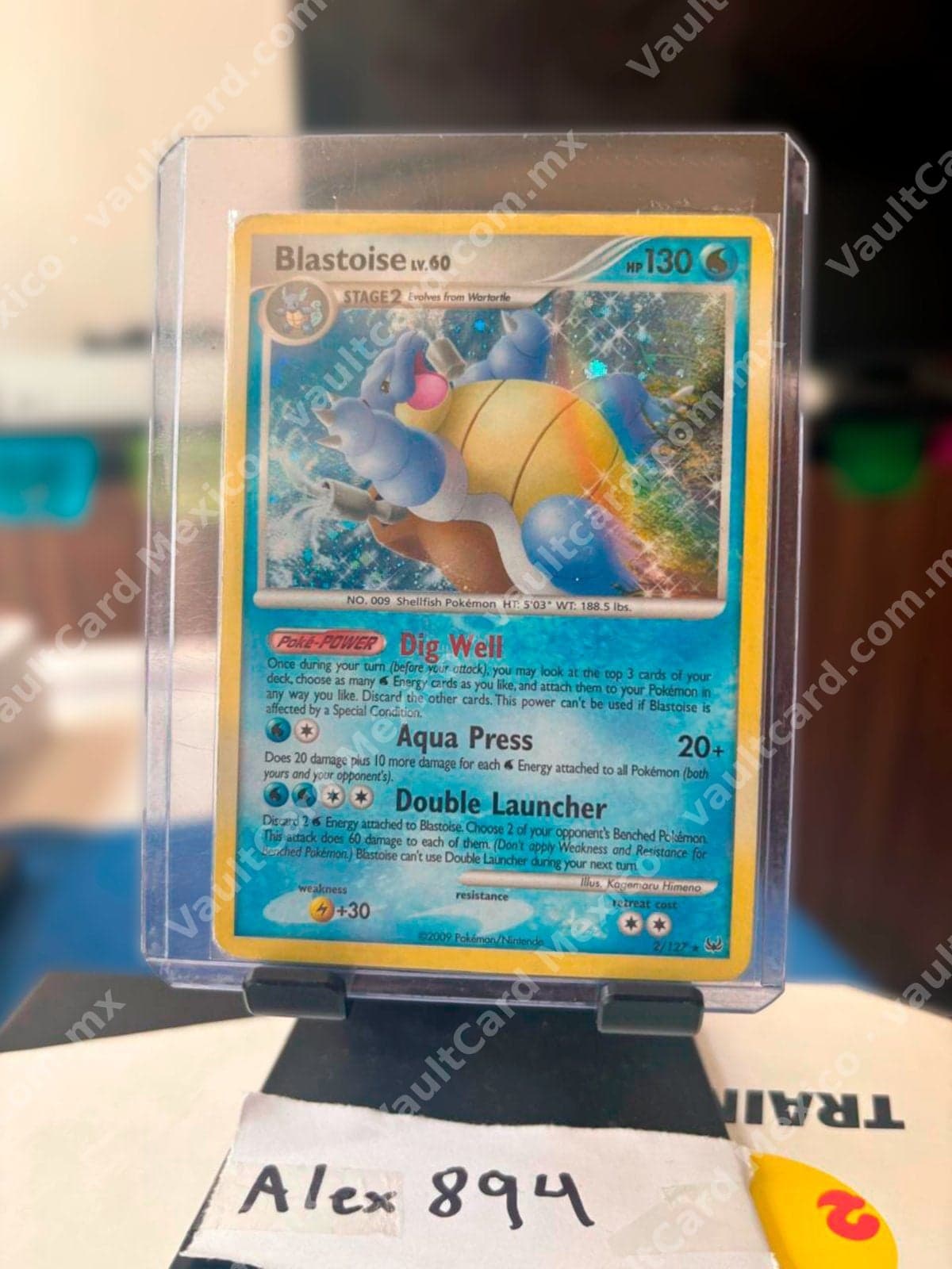 Blastoise 2/127 - Platinum Holo Inglés MP