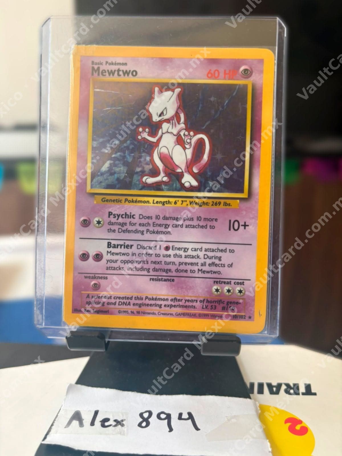 Mewtwo 10/102 Holo - Base Set Inglés LP