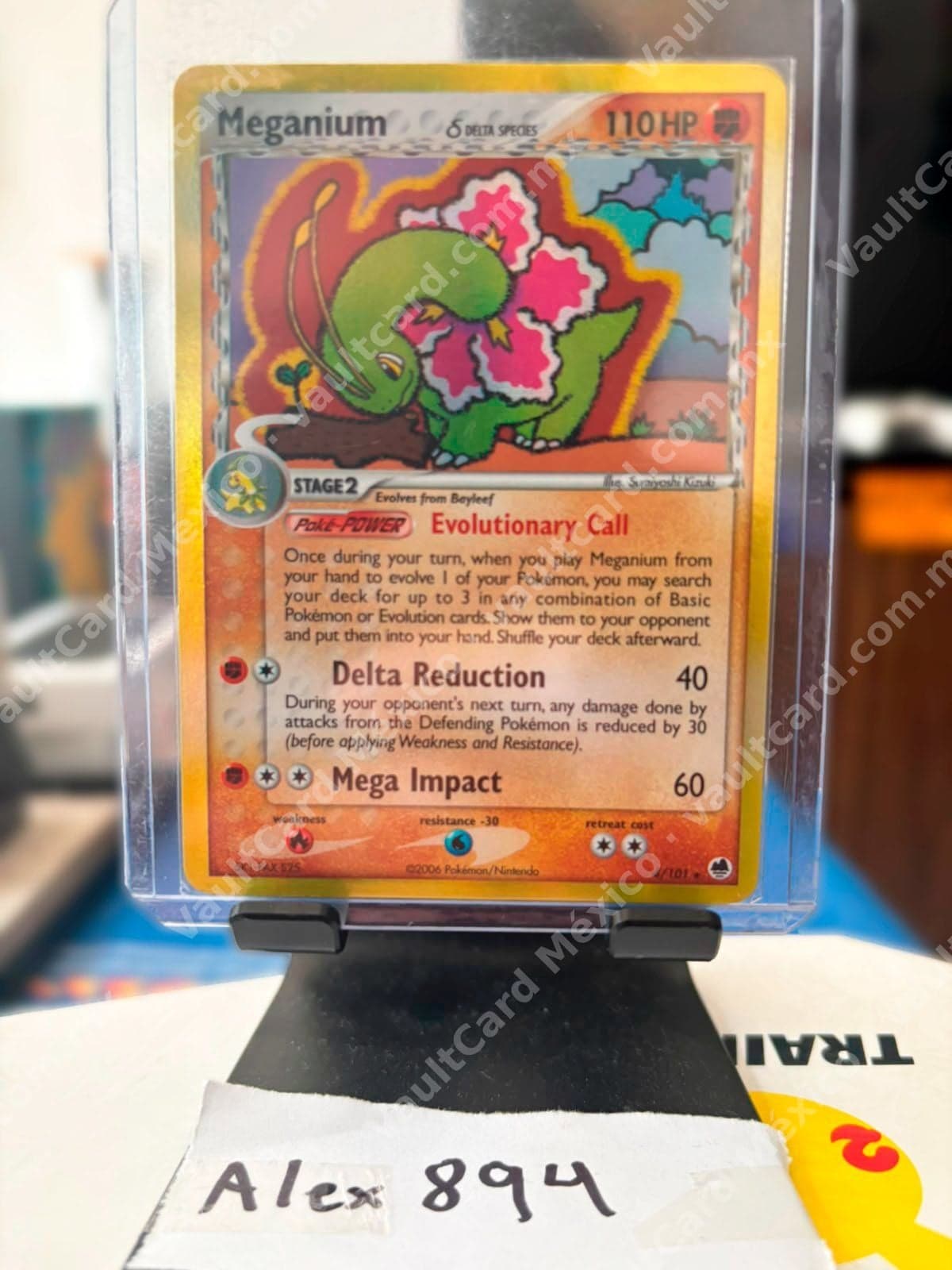 Meganium δ Delta Species 4/101 Holo Rare NM - Ex Dragon Frontiers