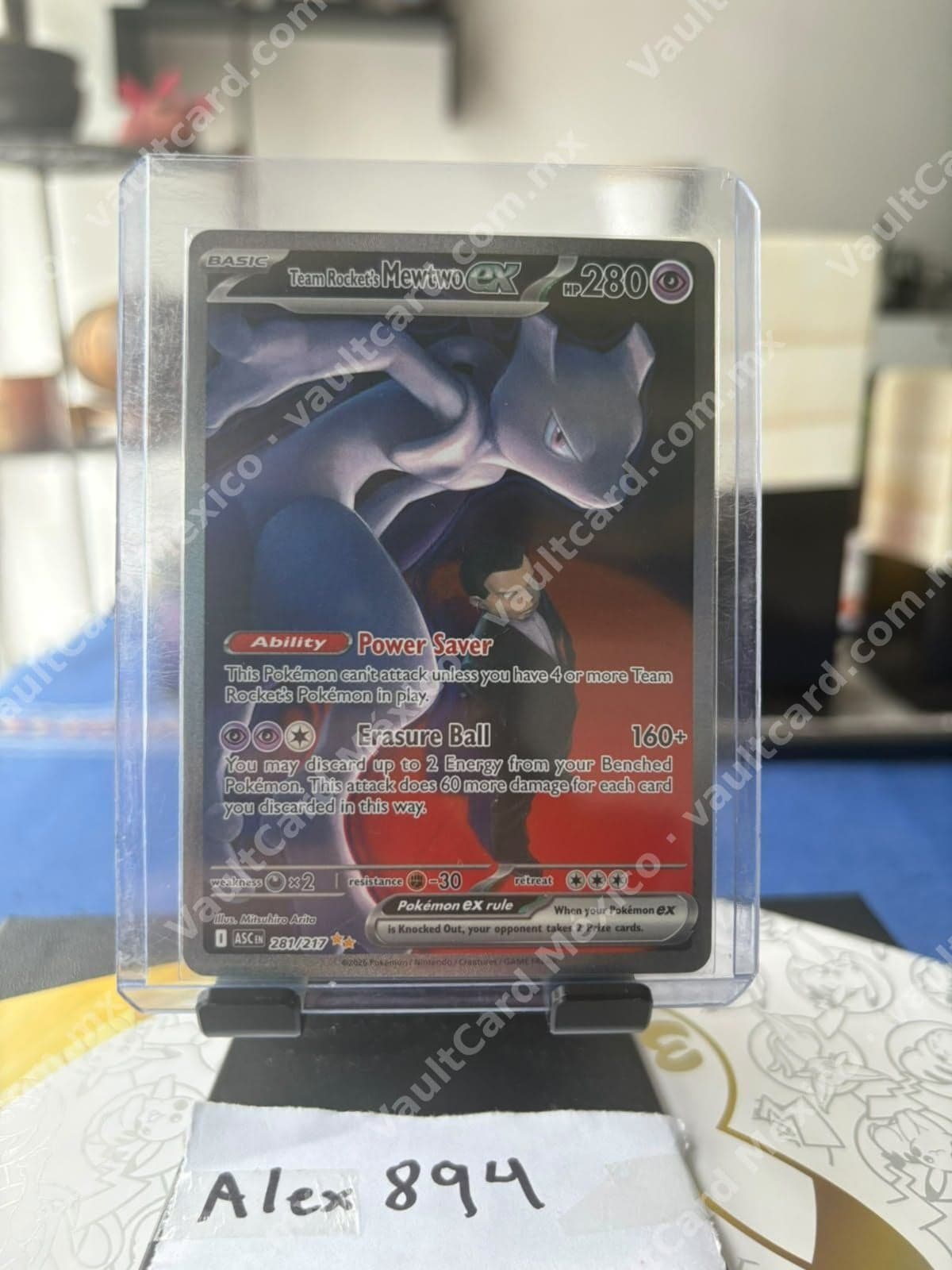 Team Rocket's Mewtwo ex 281/217 - (ASC) Inglés
