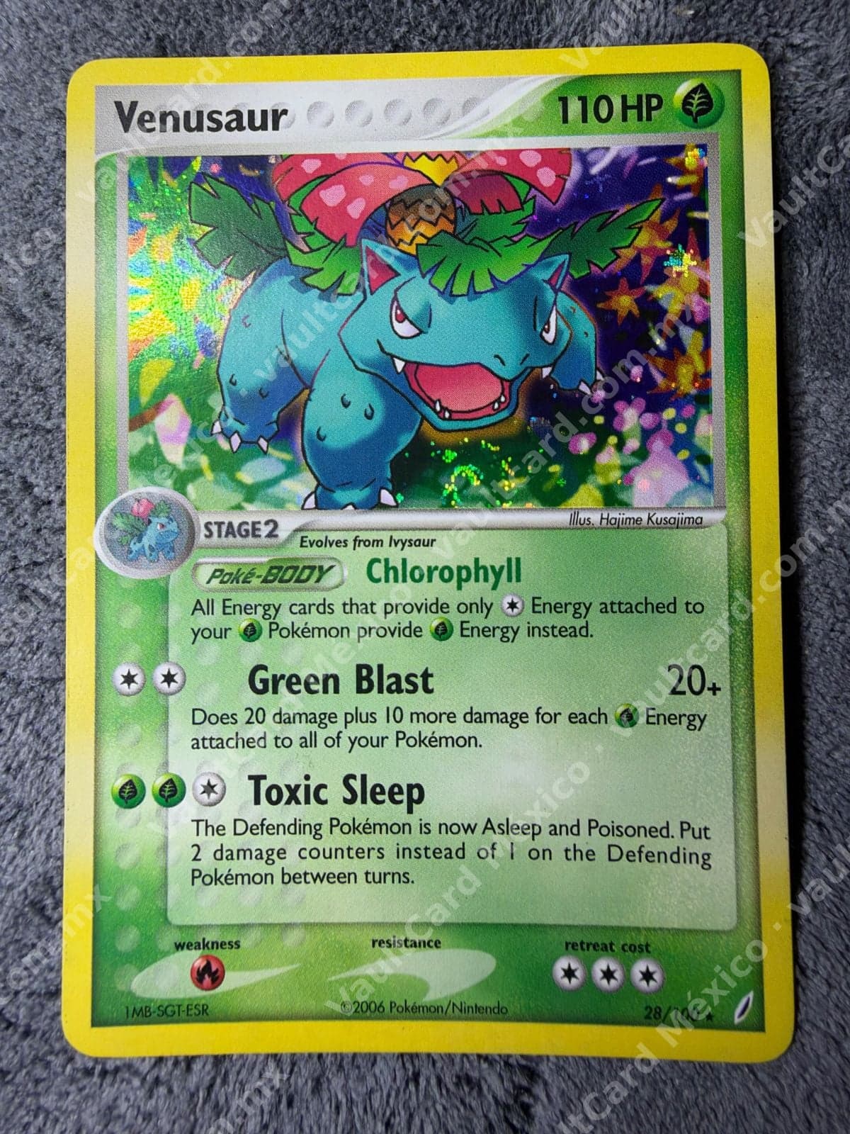 Venusaur 28/100 Holo Rare NM - EX Crystal Guardians