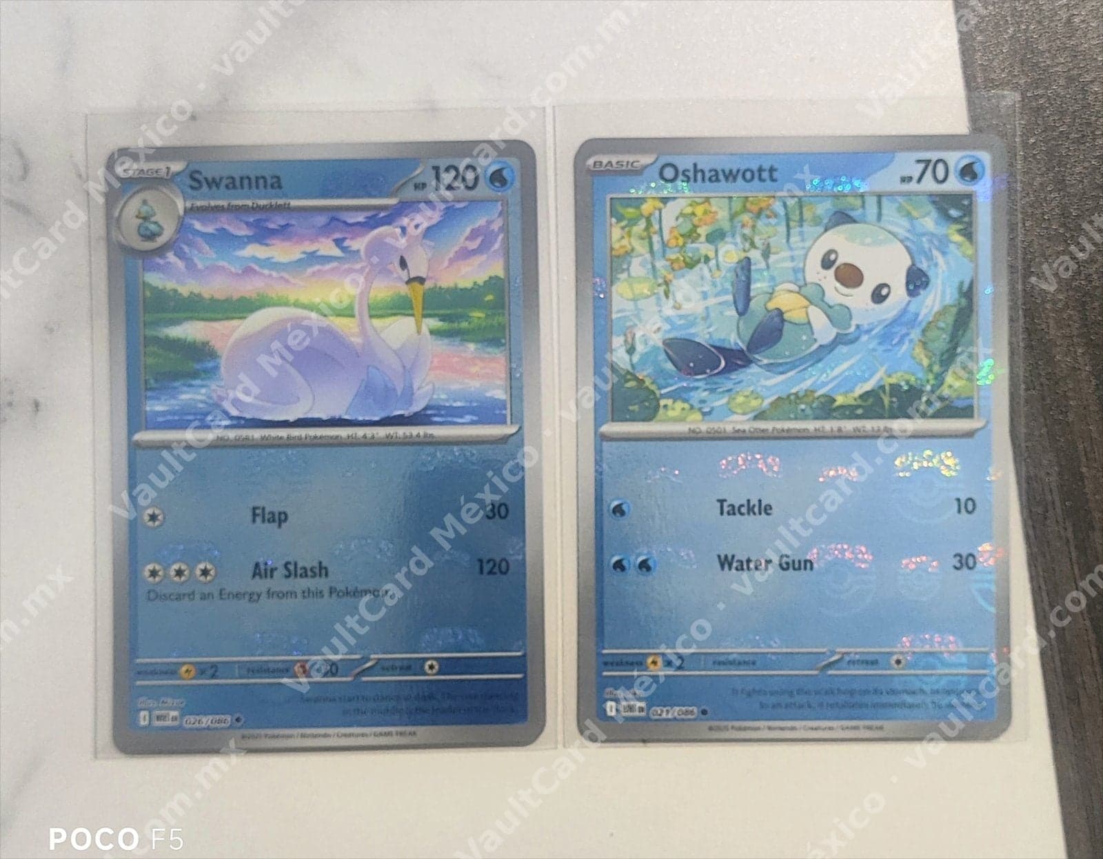 Swanna Master ball y oshawott Master ball