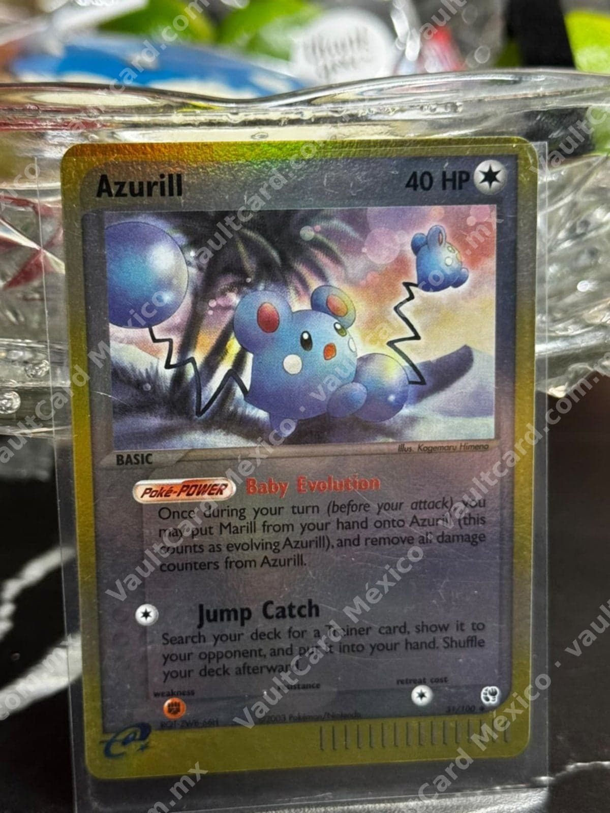 Azurill 31/100 - REVERSE HOLOFOIL EX Sandstorm Inglés