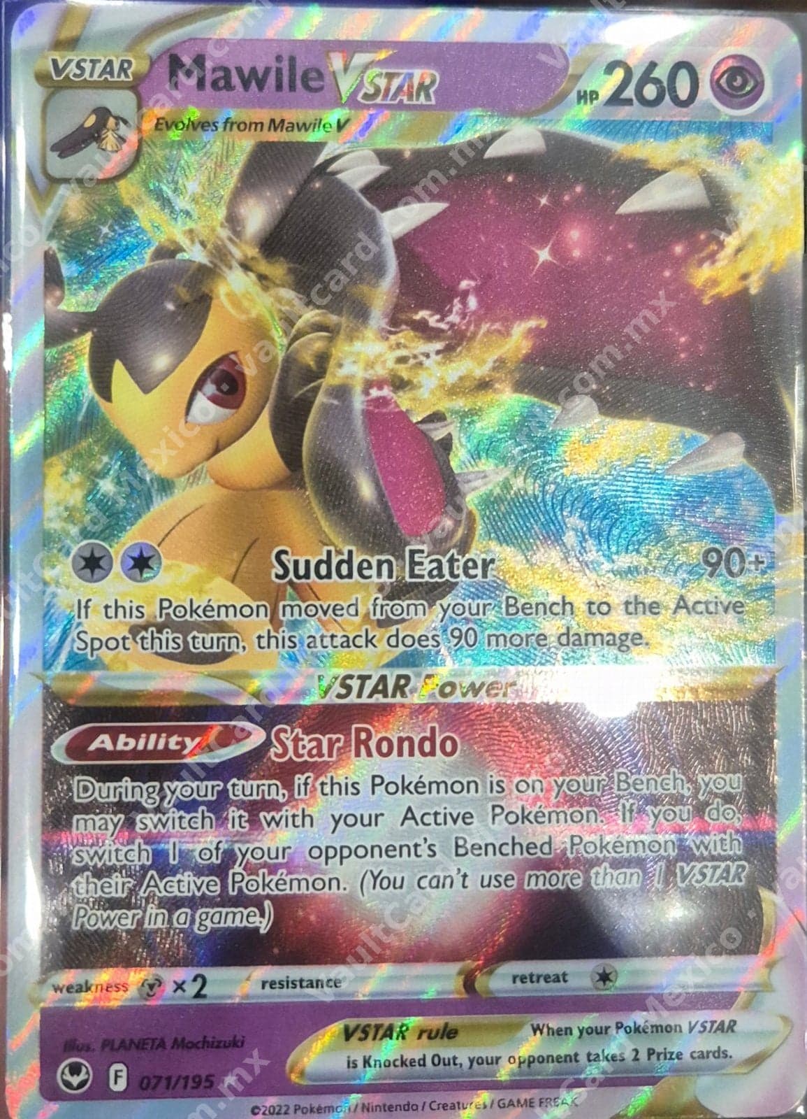 Mawile VSTAR 071/195 - Silver Tempest (SIT) Inglés